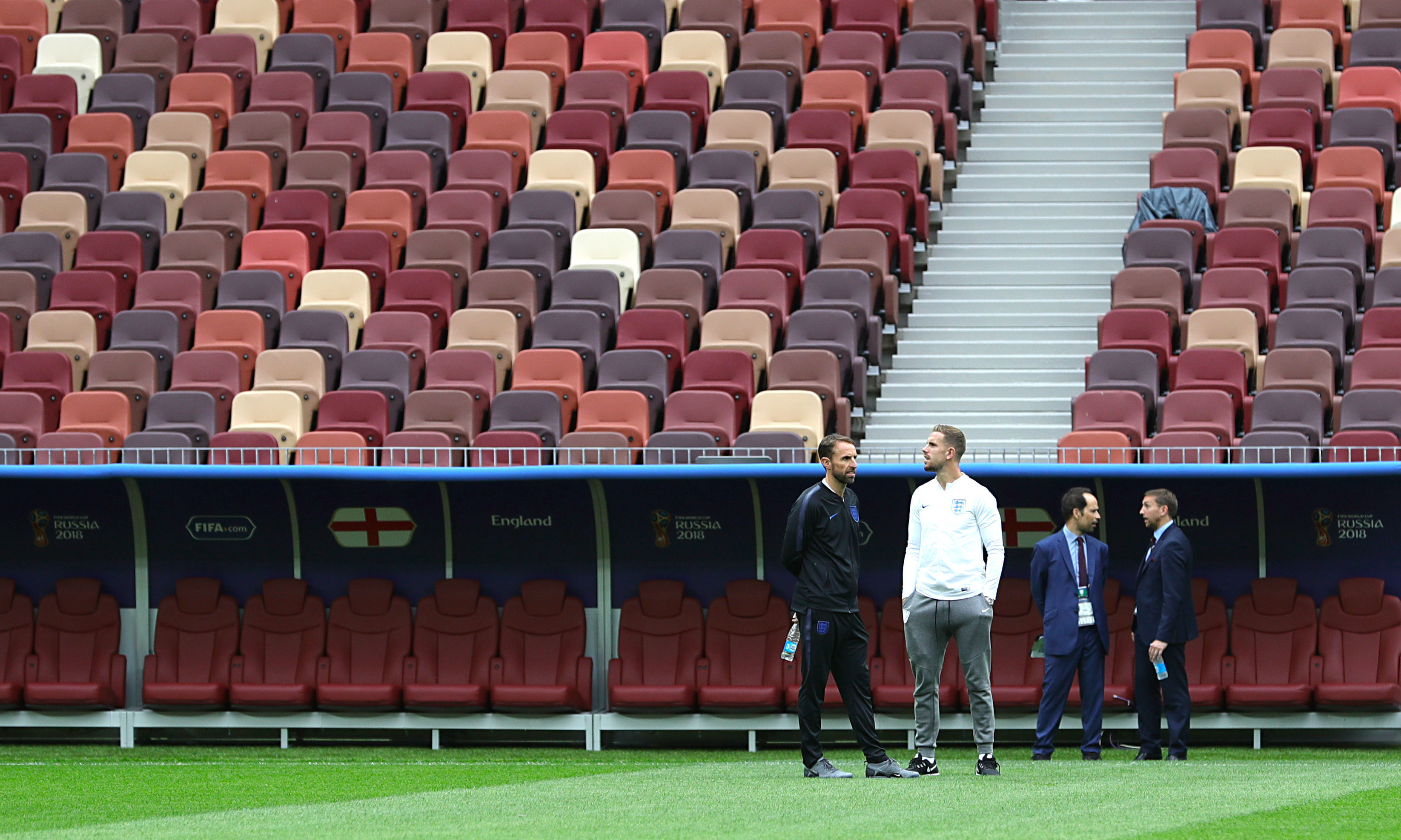 Gareth Southgate and Jordan Henderson