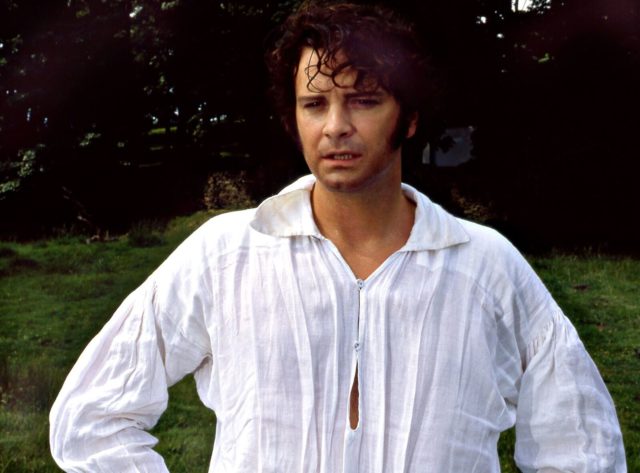 Colin Firth as Mr Darcy 