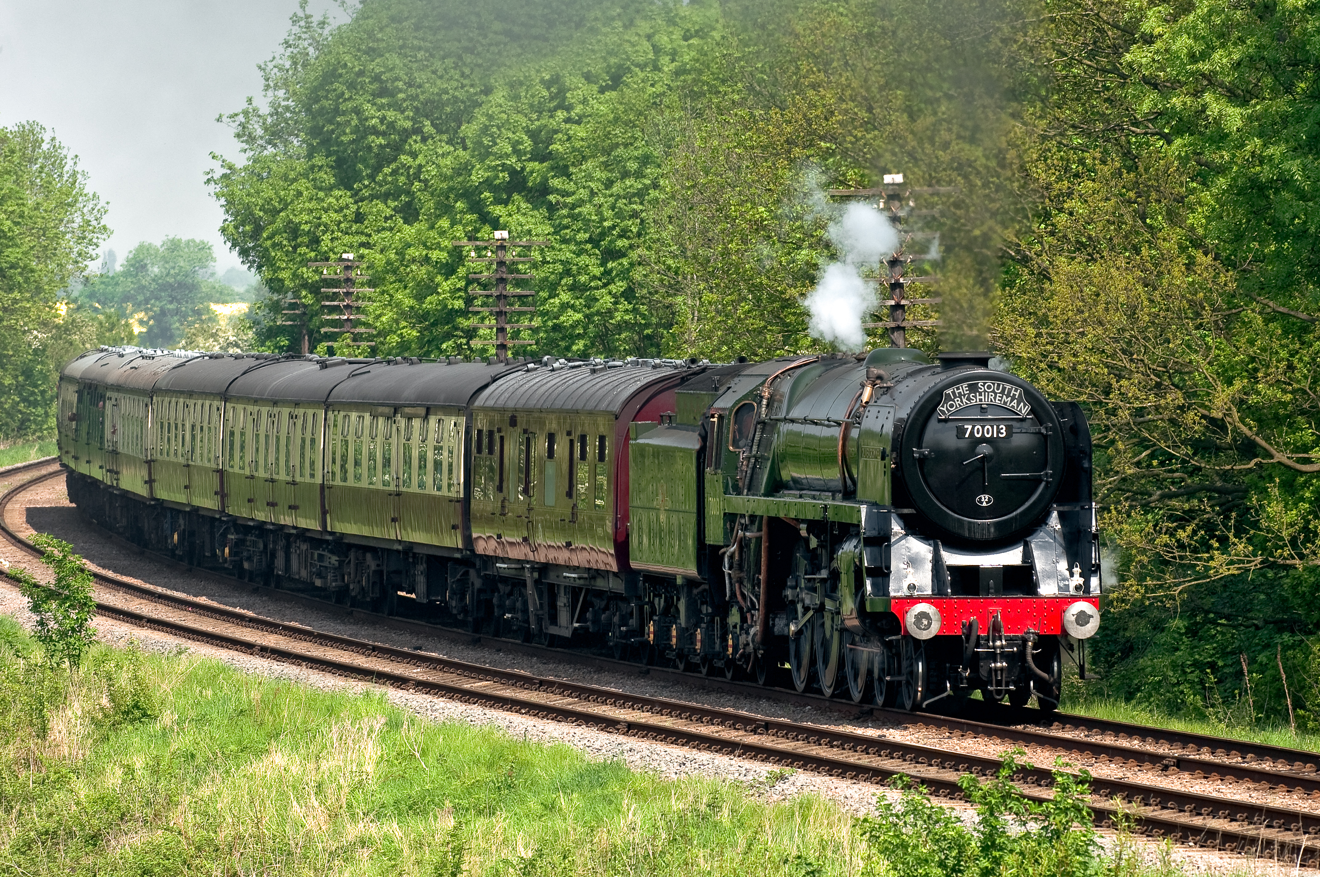 The 70013 Oliver Cromwell at the Great Central Railway, Loughborough (Rick Eborall/Great Central Railway/PA)