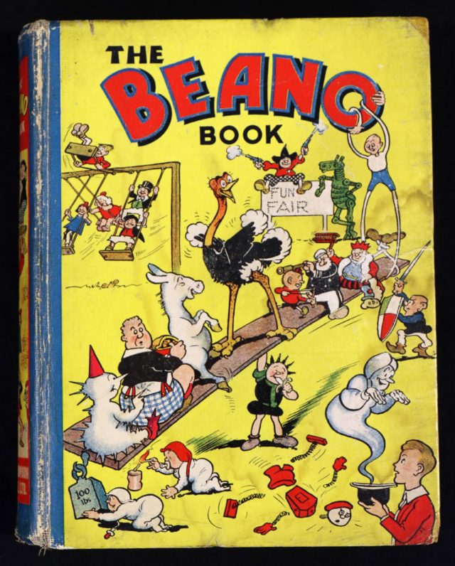 A rare copy of the 1940 Beano annual