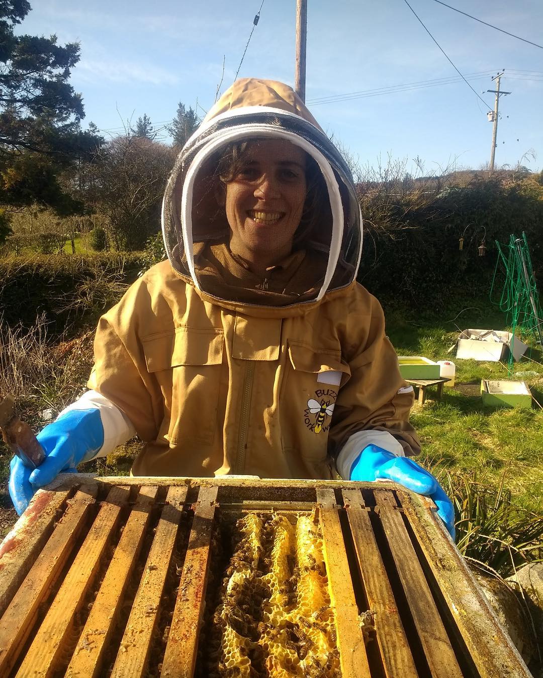 Scottish Bee Company apprentice Katie Warwick
