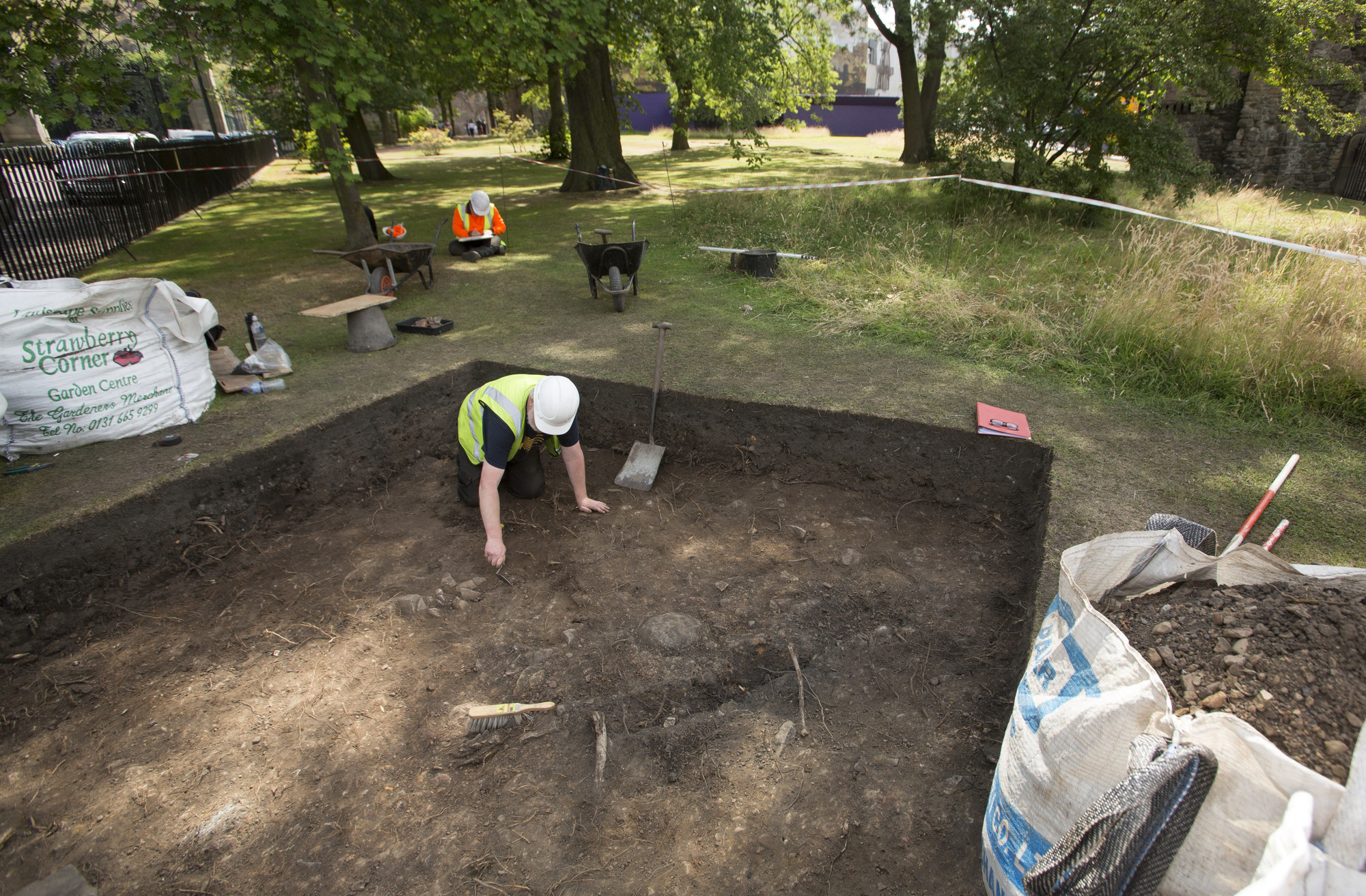 The excavation works were carried out as part of efforts to improve the visitor experience at the palace (Royal Collection Trust/Her Majesty Queen Elizabeth II 2018)