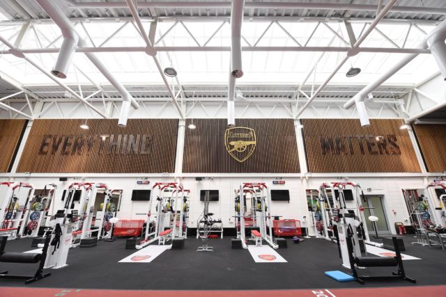 Arsenal's training ground at London Colney has been updated in recent months.