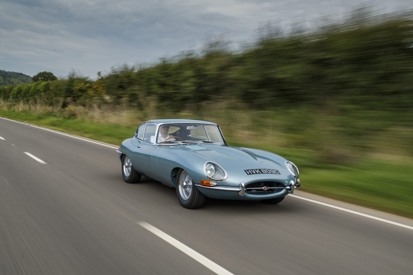 The E-Type has been painstakingly re-built