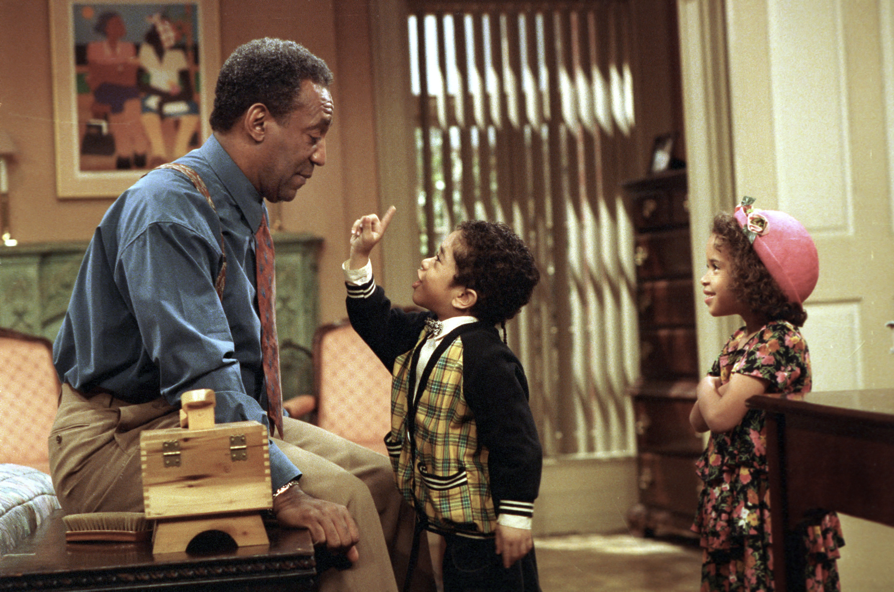 Bill Cosby in 1992 during the final episode of The Cosby Show