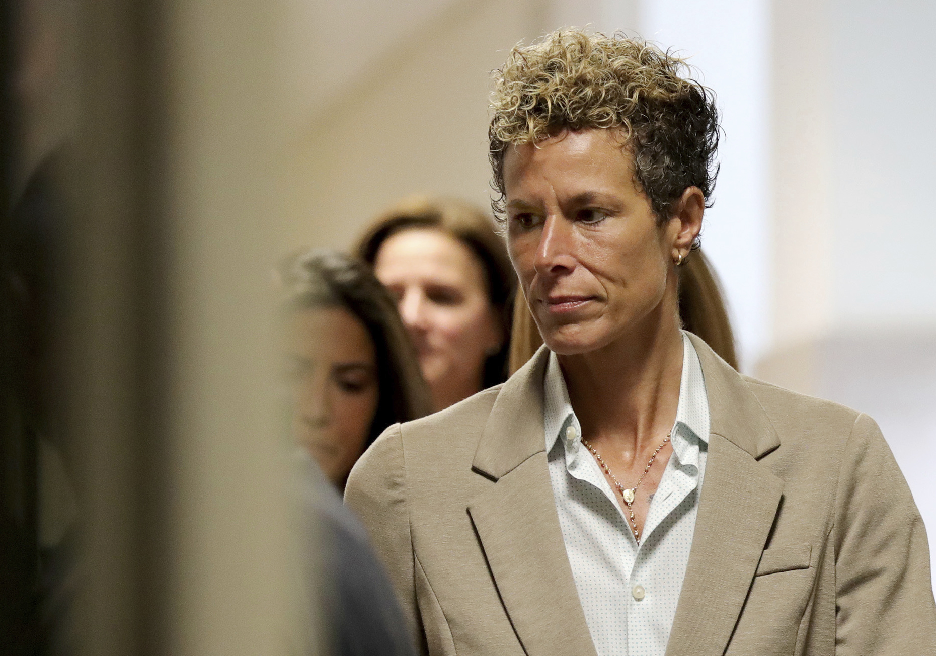 Andrea Constand arrives at Bill Cosby's sentencing hearing