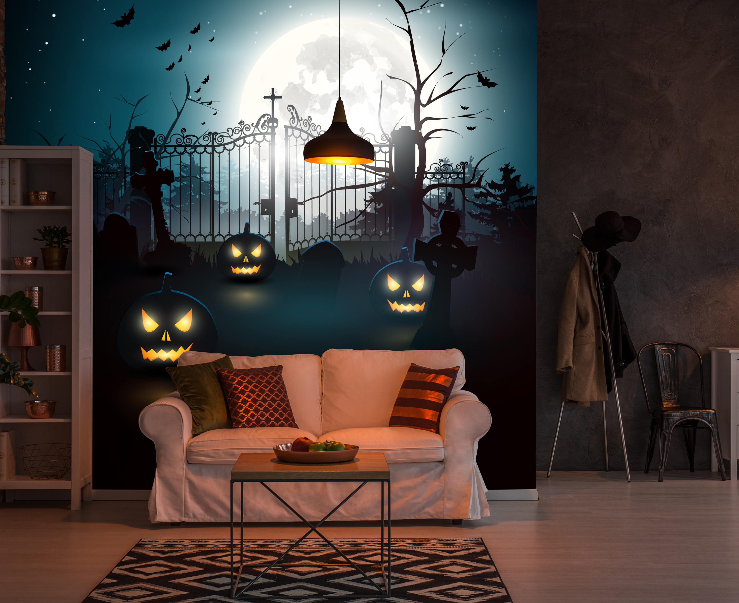 Halloween mural, from £30 a square metre, Wallsauce (Wallsauce/PA)