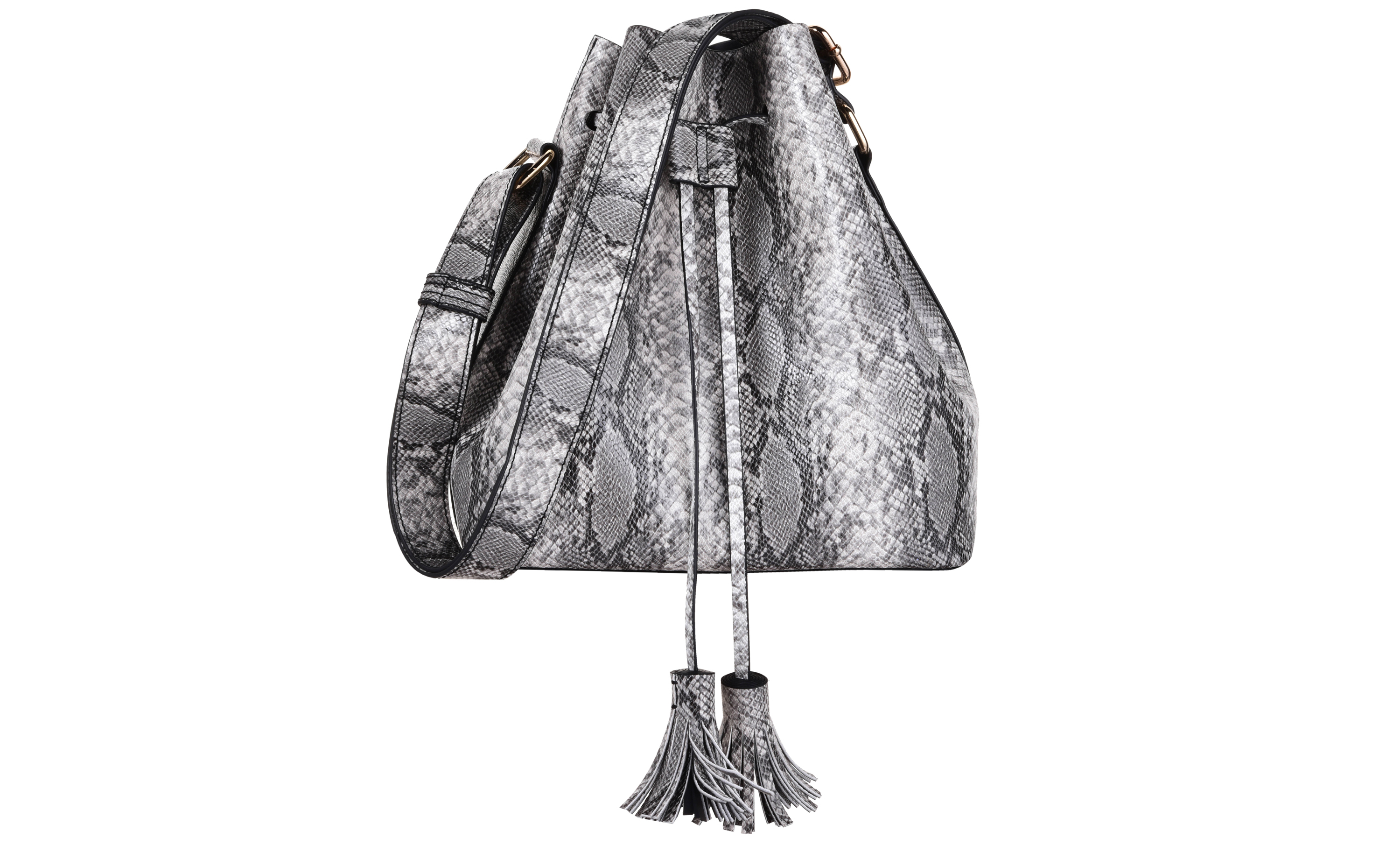 Faith Multicoloured Snake Print Drawstring Duffle Bag