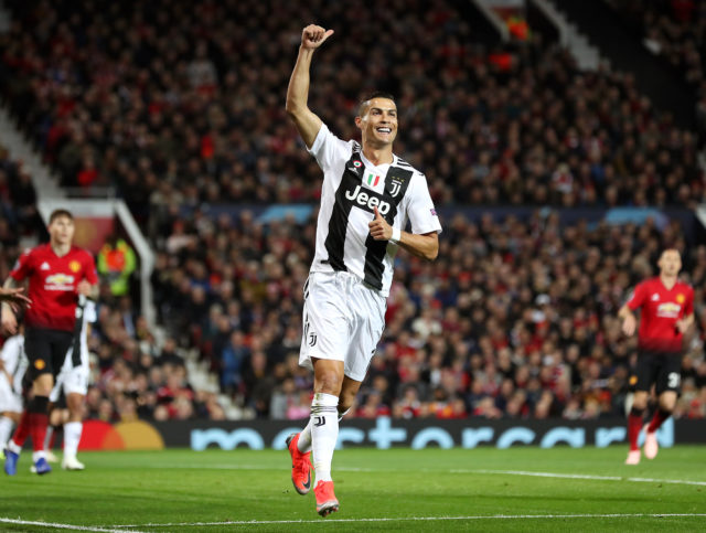 It's thumbs up from Cristiano Ronaldo on his return to Old Trafford