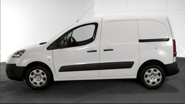 A white Peugeot van