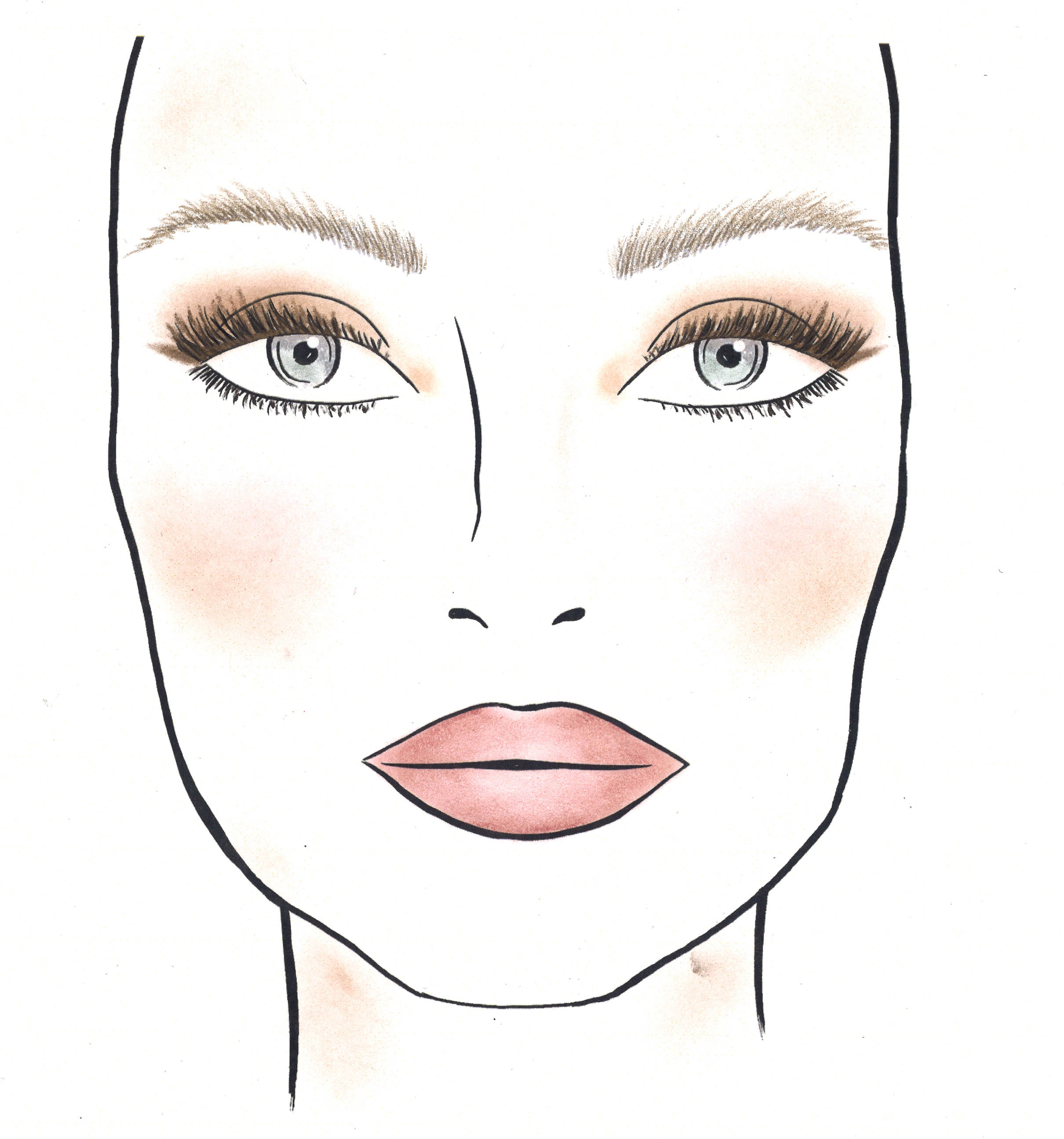 The make-up look for the Victoria's Secret fashion show 2018