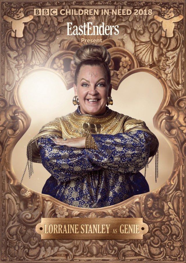 Lorraine Stanley as the Genie (Nicky Johnson/BBC)