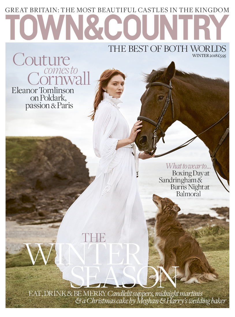 Eleanor Tomlinson on Town & Country
