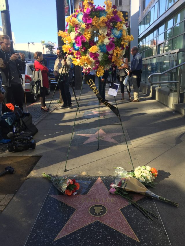 Stan Lee Walk of Fame star