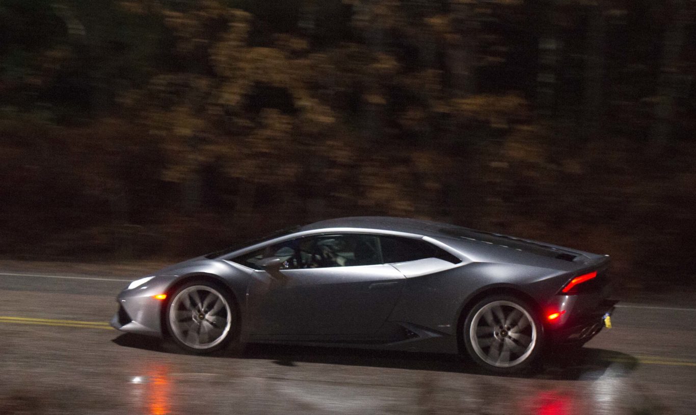 The Huracan, as seen during the filming of Doctor Strange.