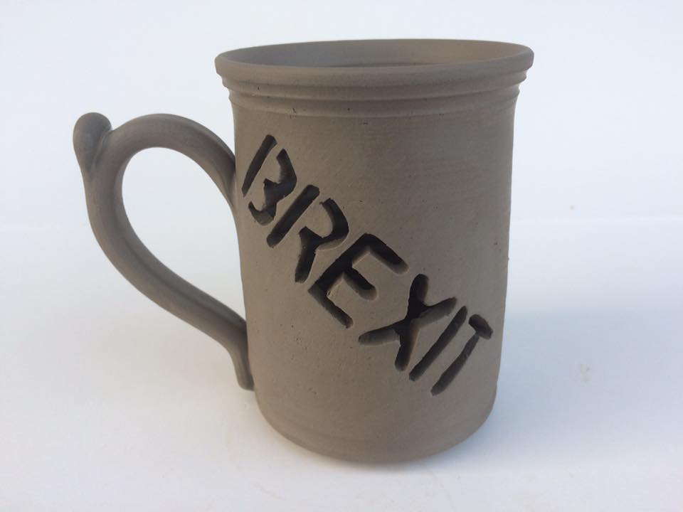 The Brexit-themed mug