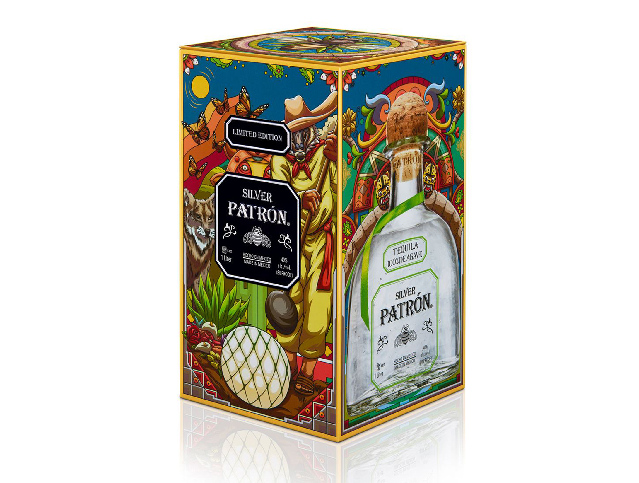 Patron Silver Tequila Heritage Tin