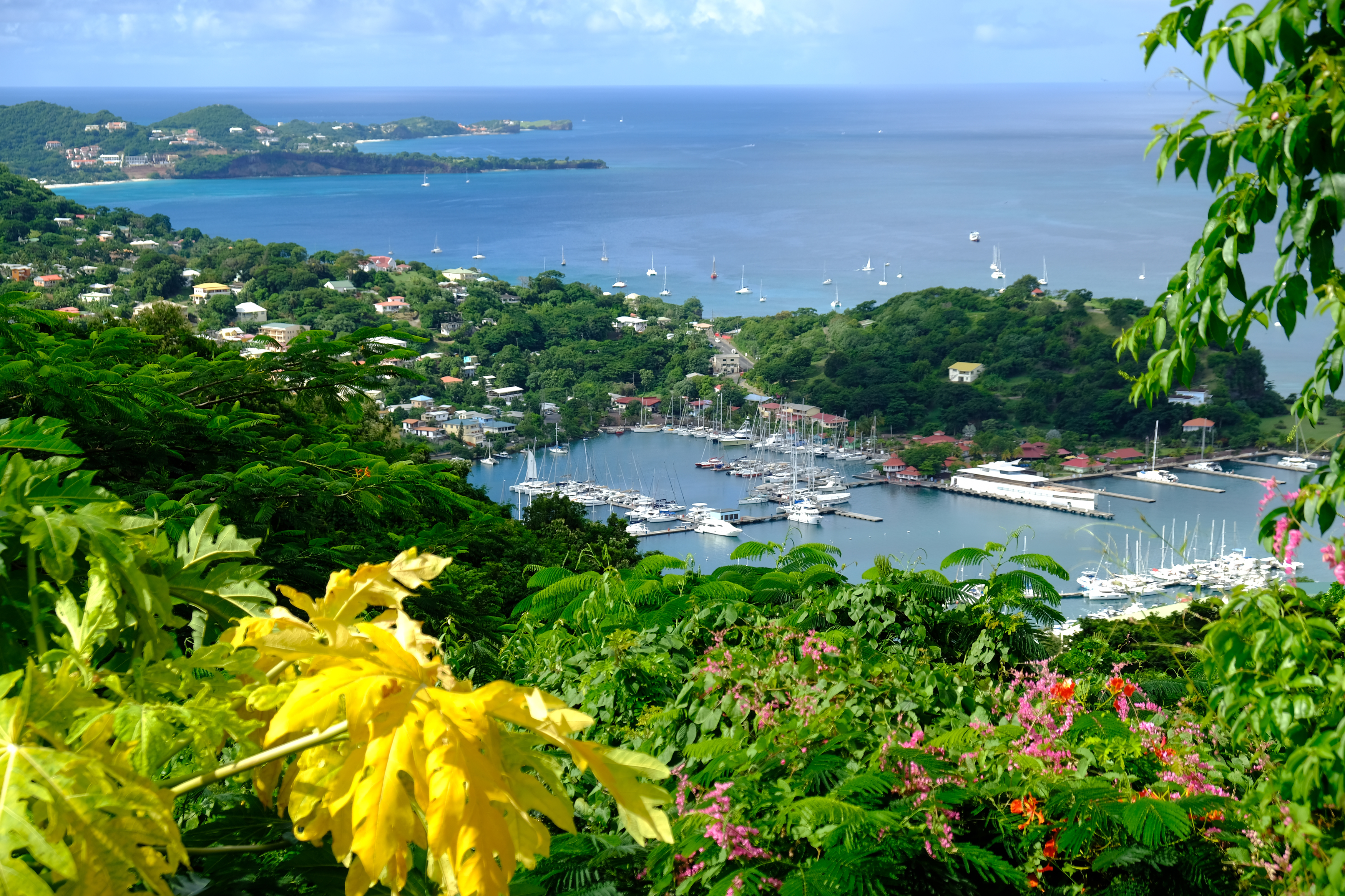 Looking over the capital St George's and Port Louis (Stephen Patterson/PA)