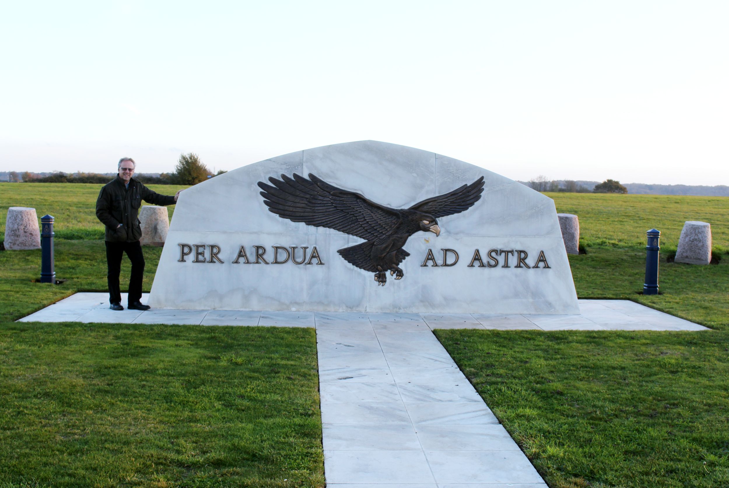 A memorial to the airmen and personnel who served in France during the First World War lies in the grounds of the Saint-Omer airfield, on the outskirts of the town (Chris Wiltshire/PA)