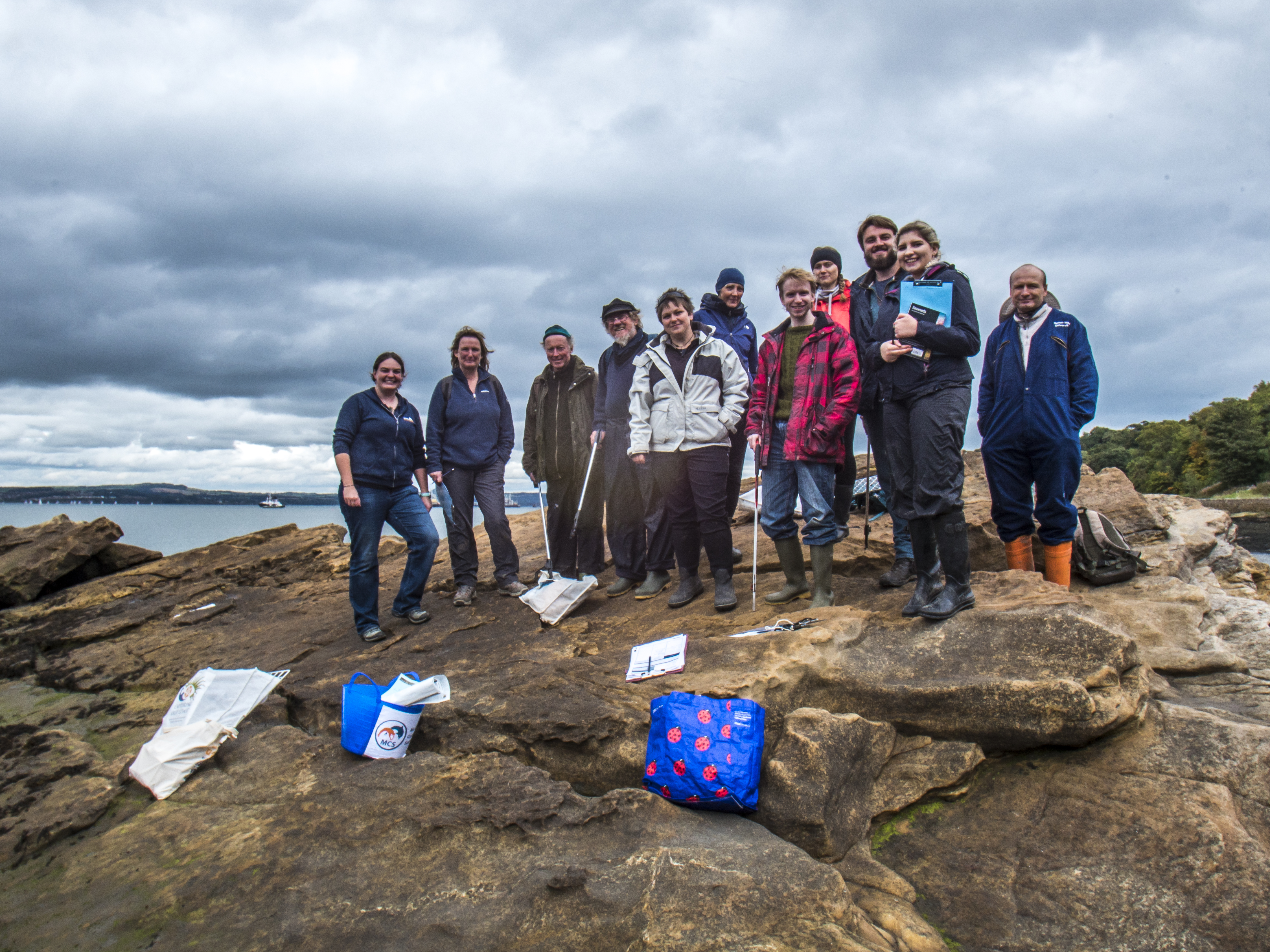 Volunteers taking part in the Marine Conservation Society's Great British Beach Clean event in September (Marine Conservation Society/PA).