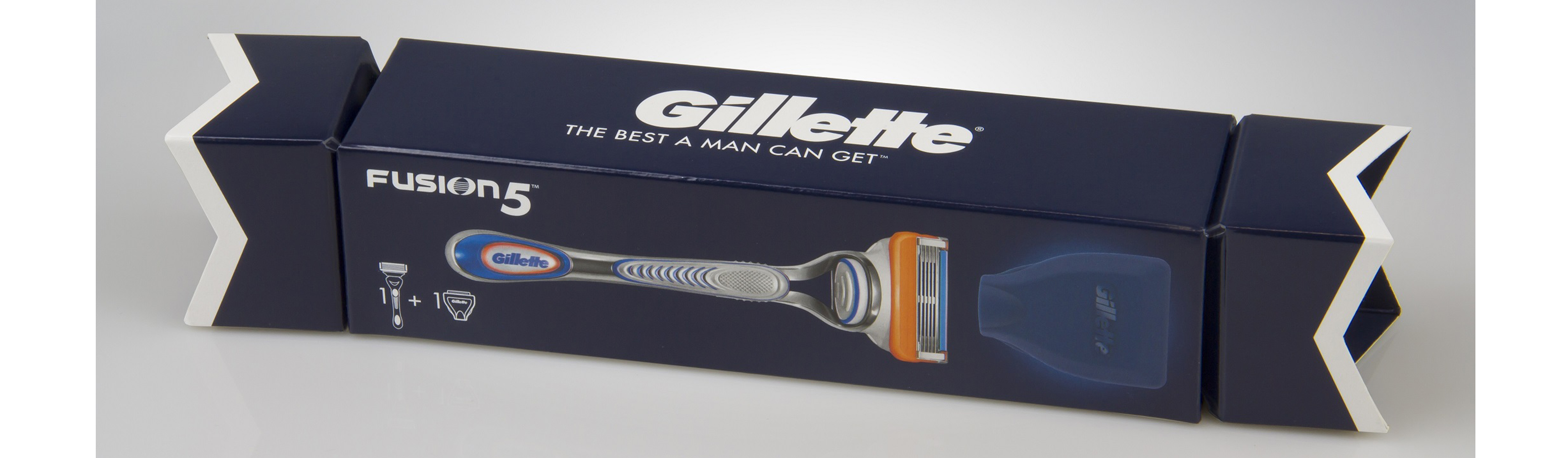 Gillette Fusion5 Razor Christmas Cracker Gift