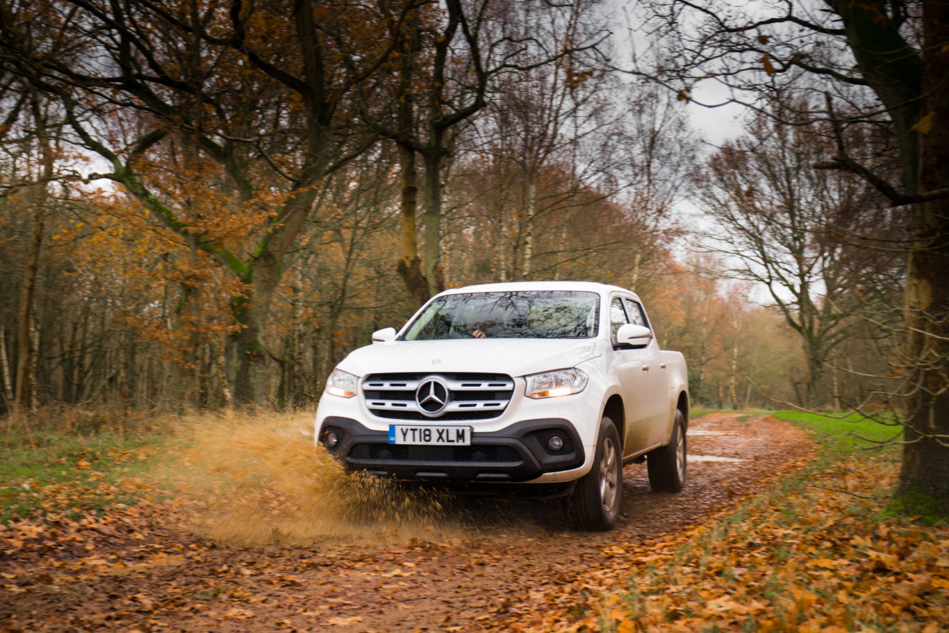 Plenty of ground clearance makes the X-Class formidable off-road