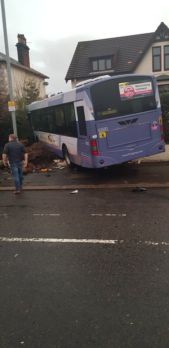 Bus in garden