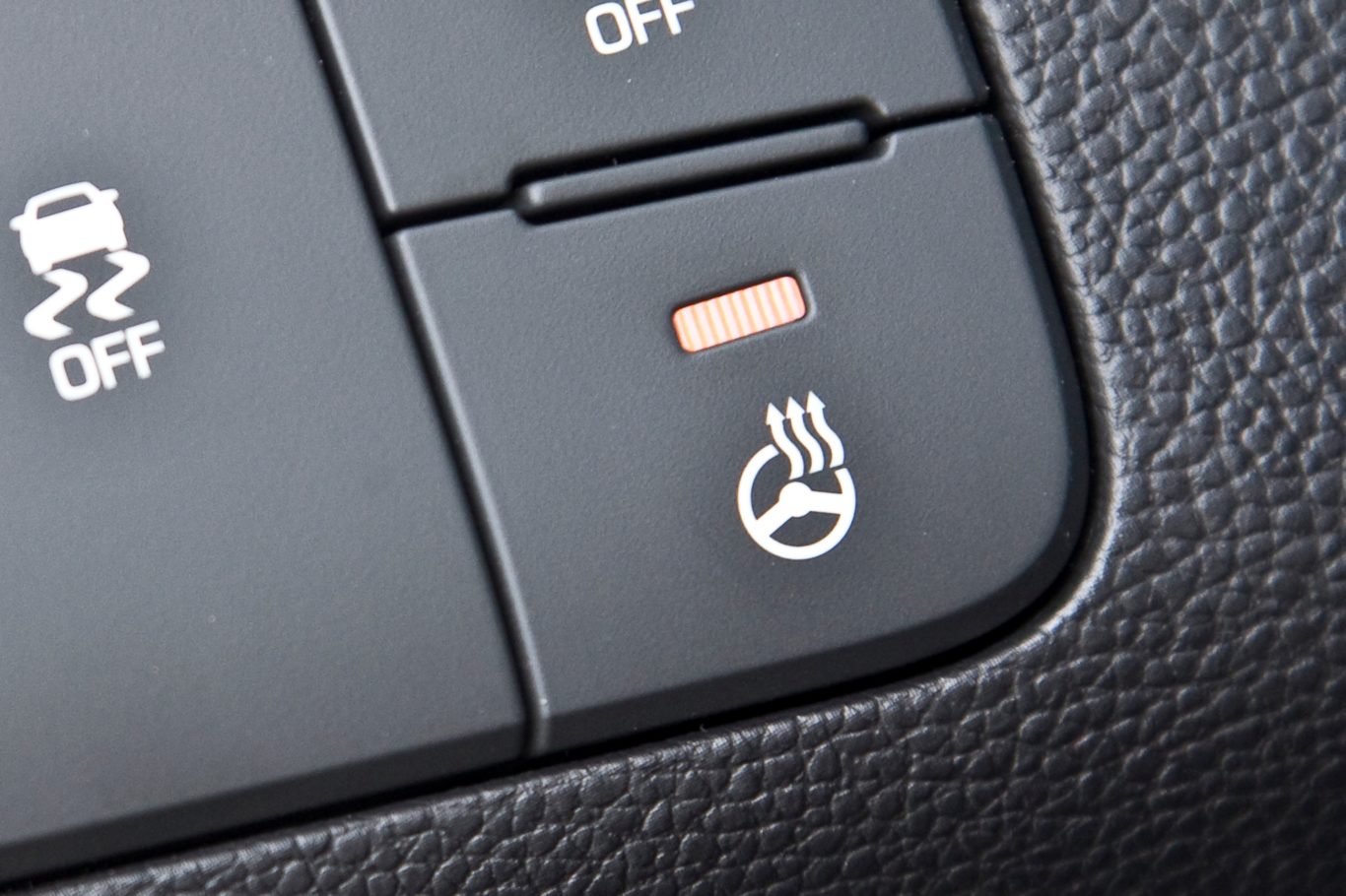 A heated steering wheel is an option well worth choosing