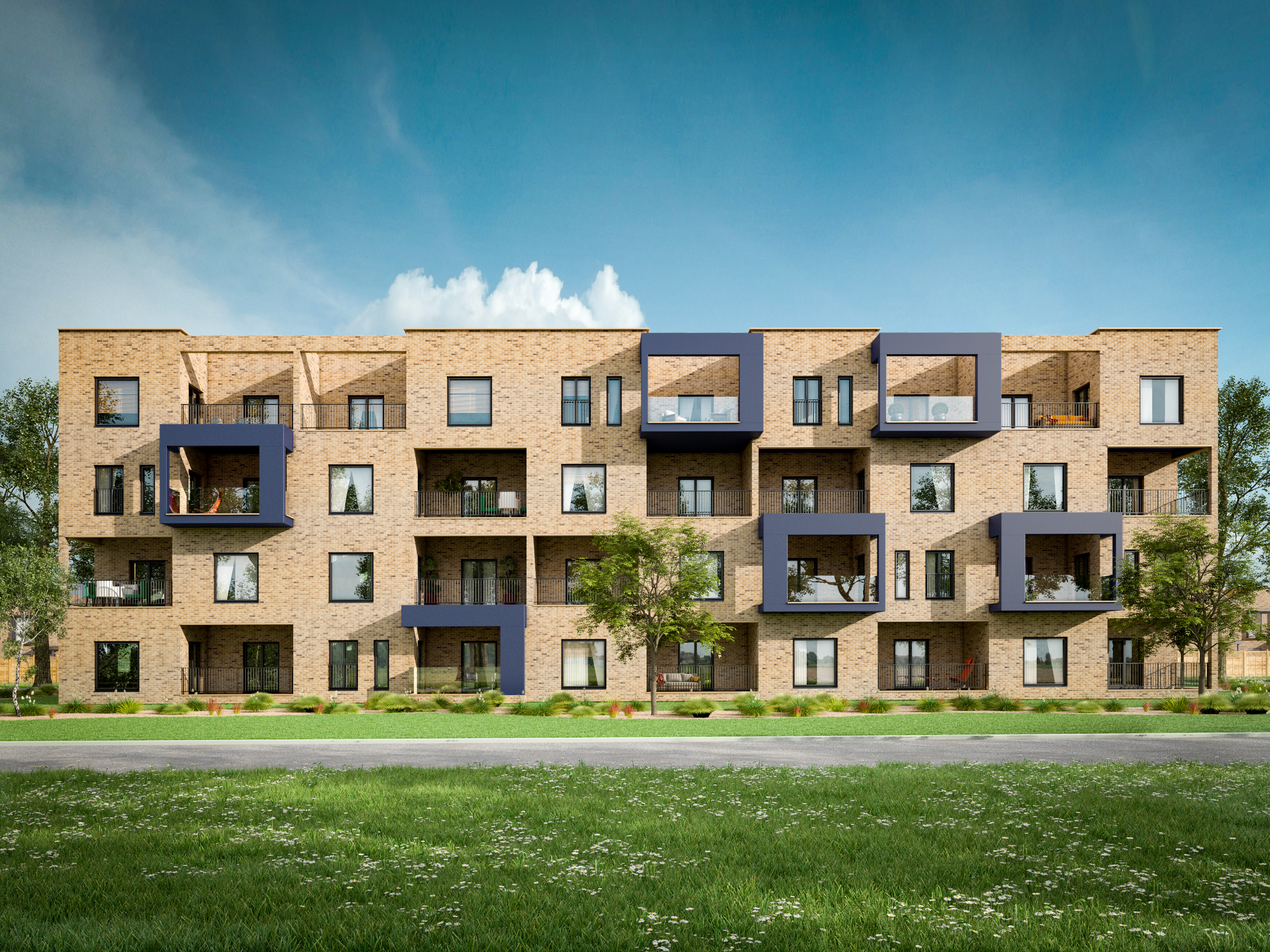 A large set of modular flats