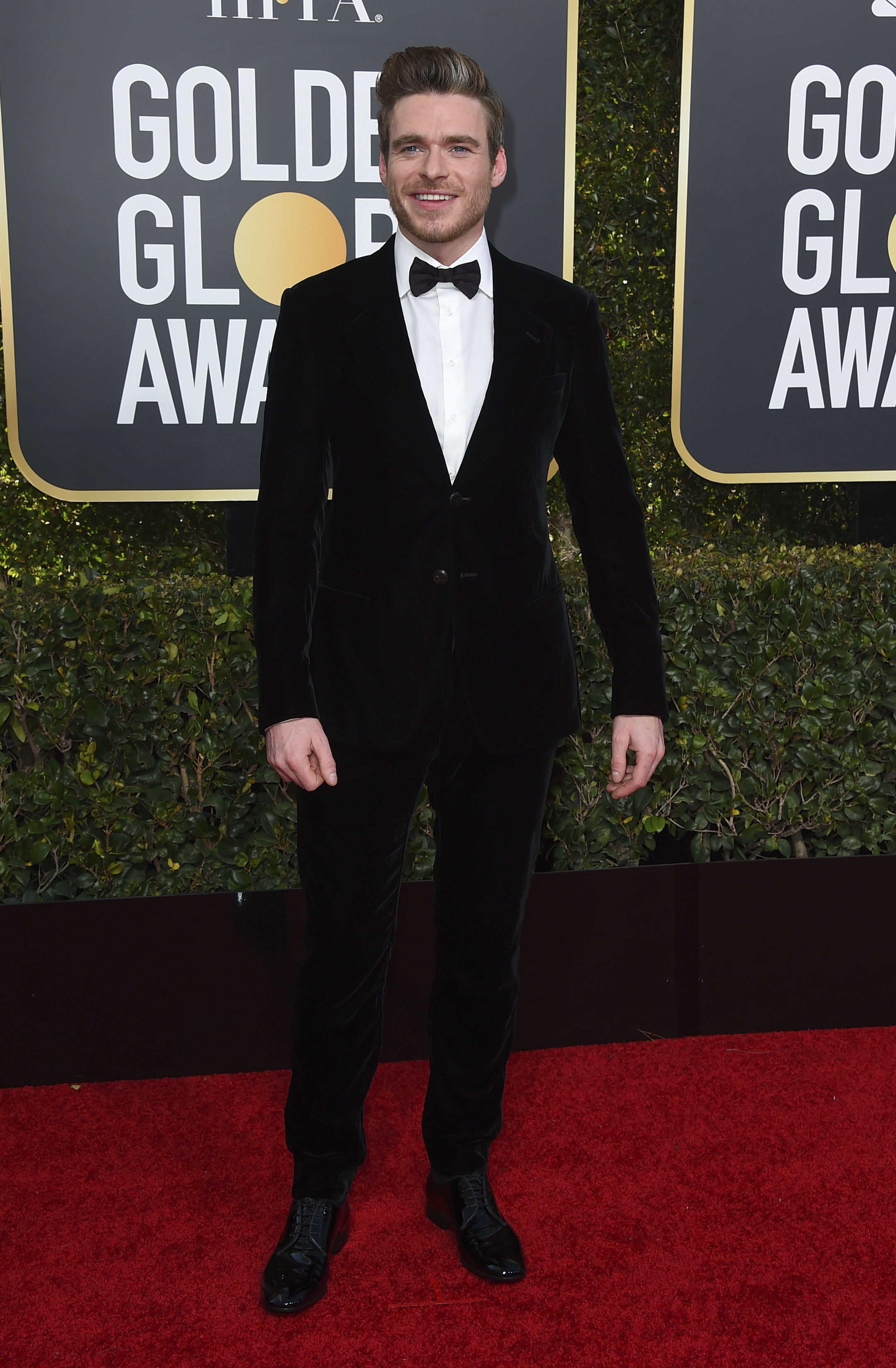 Richard Madden arrives at the 76th annual Golden Globe Awards