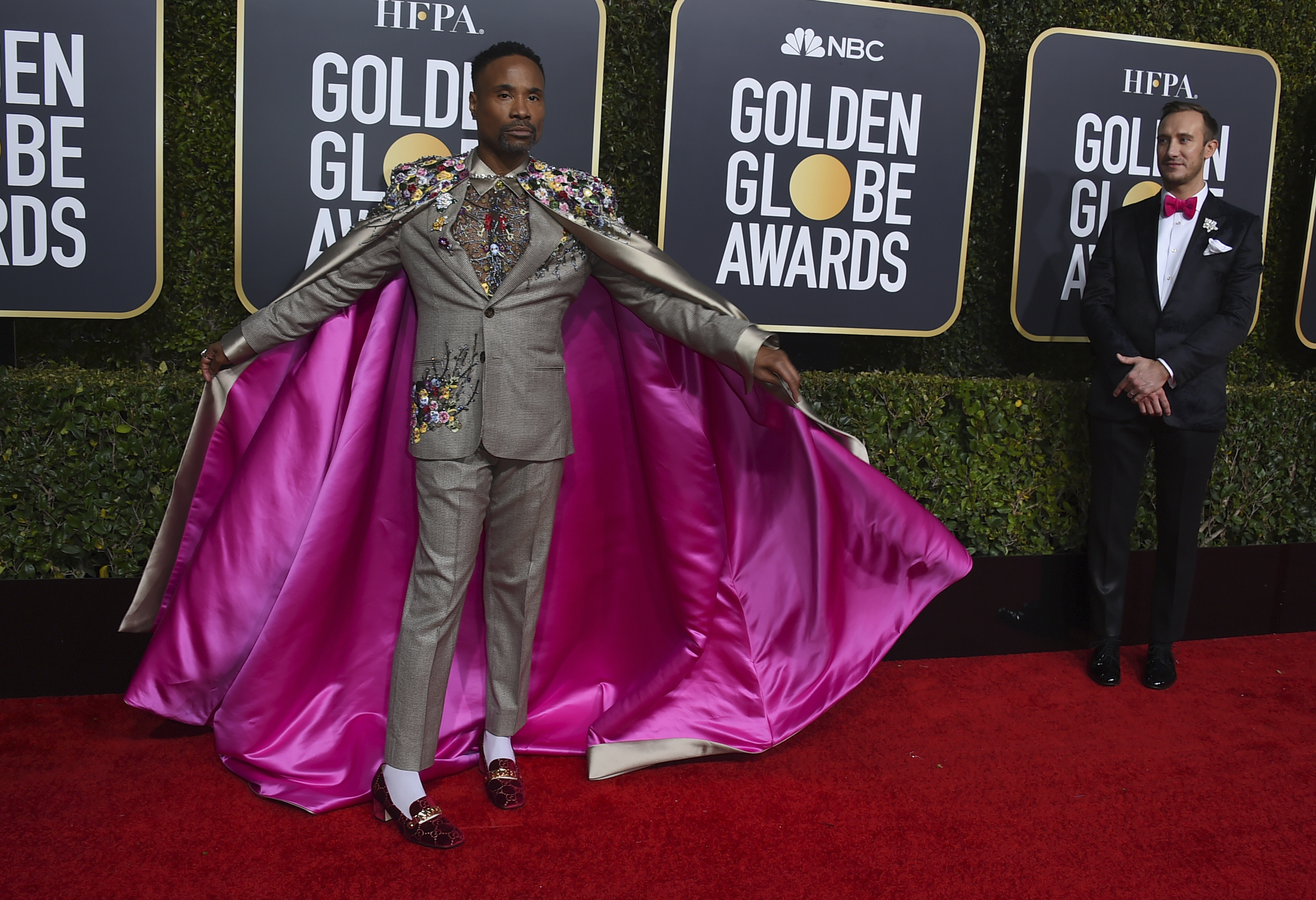 Billy Porter arrives at the 76th annual Golden Globe Awards