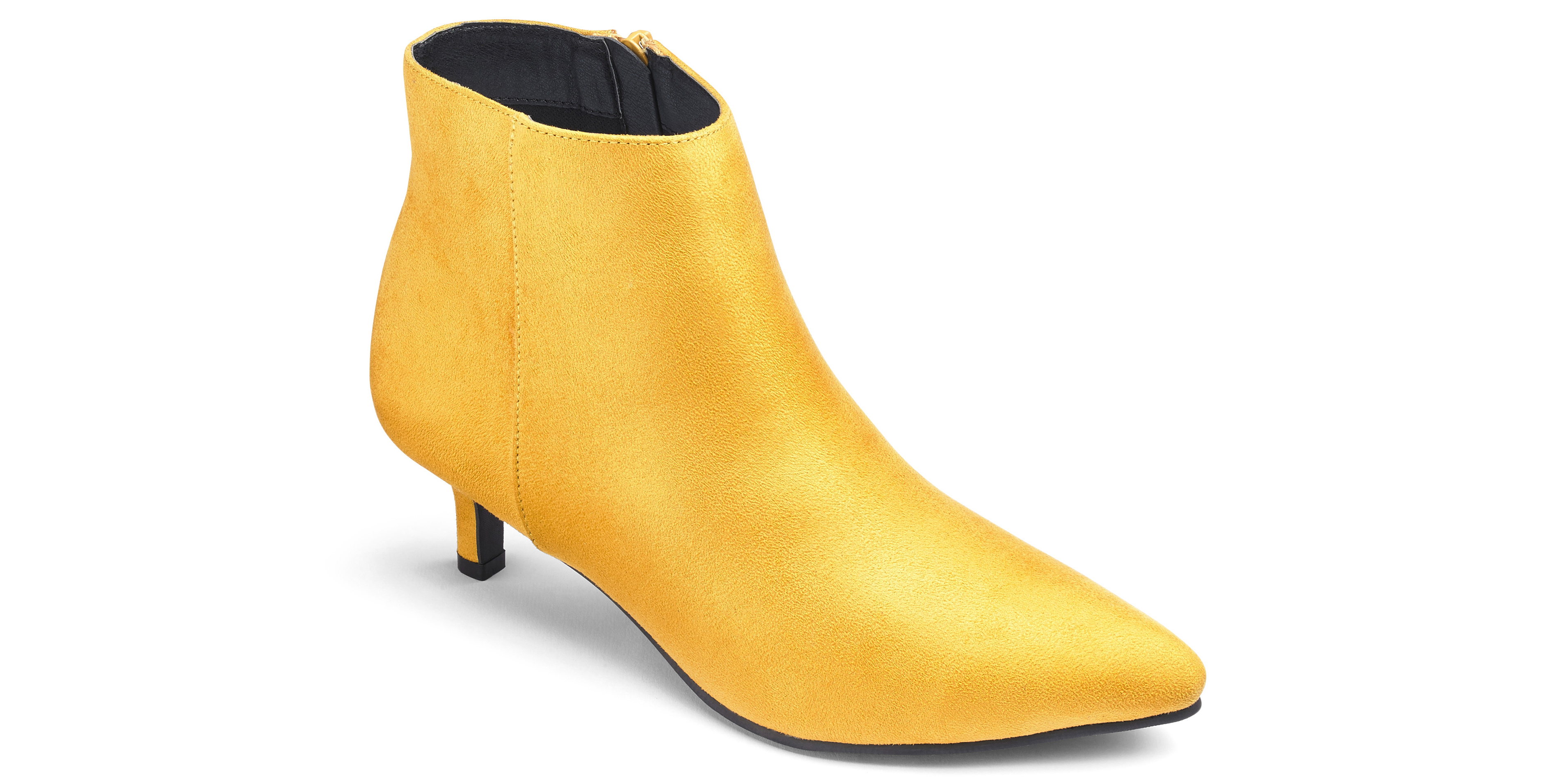 JD Williams Marigold Flexi Sole Kitten Heel Ankle Boots
