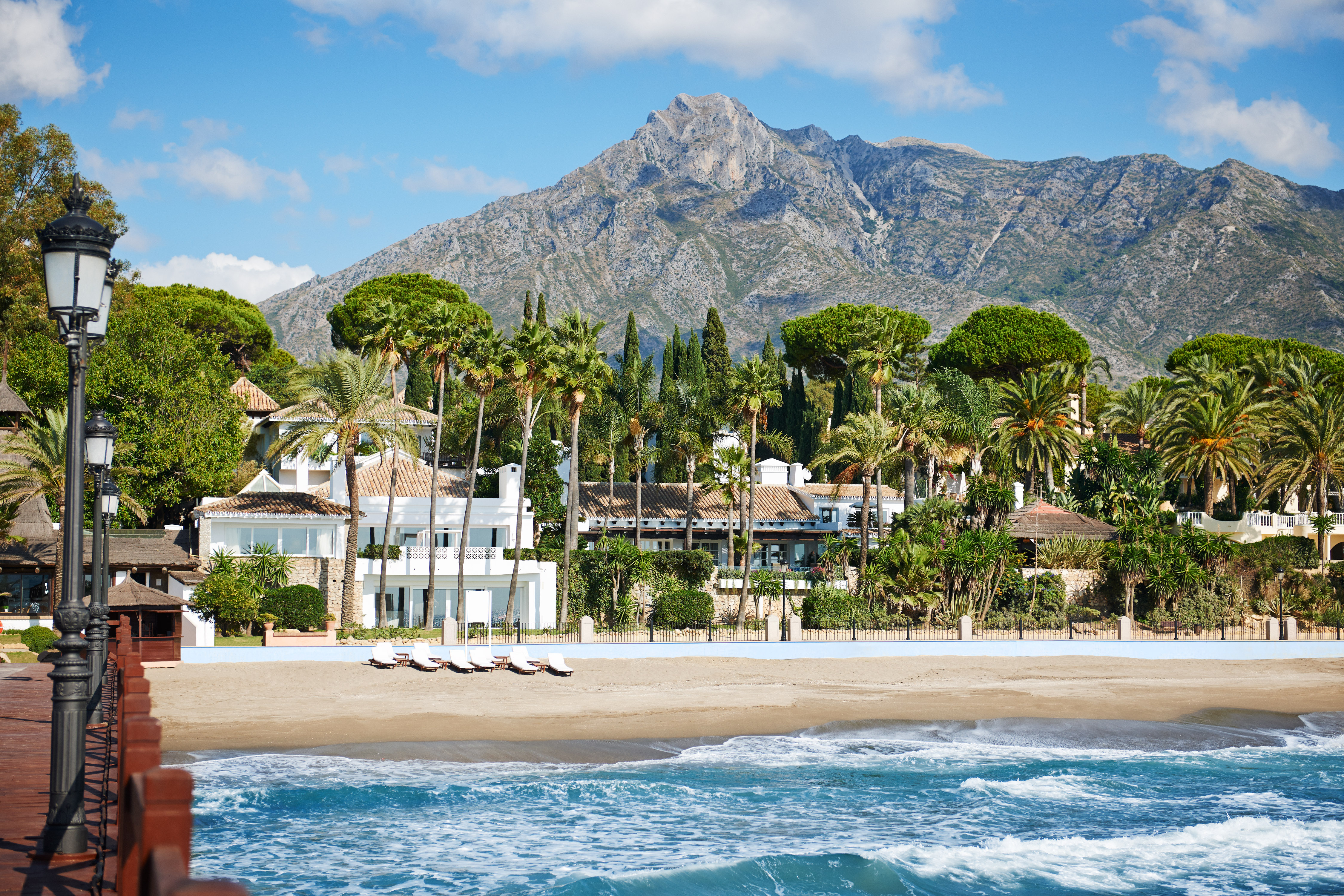 The beach at Marbella Club