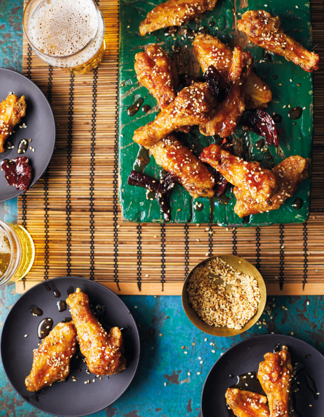 Sweet chilli crispy chicken wings from The Chinese Takeaway Cookbook by Kwoklyn Wan (Quadrille/Sam Folan/PA)