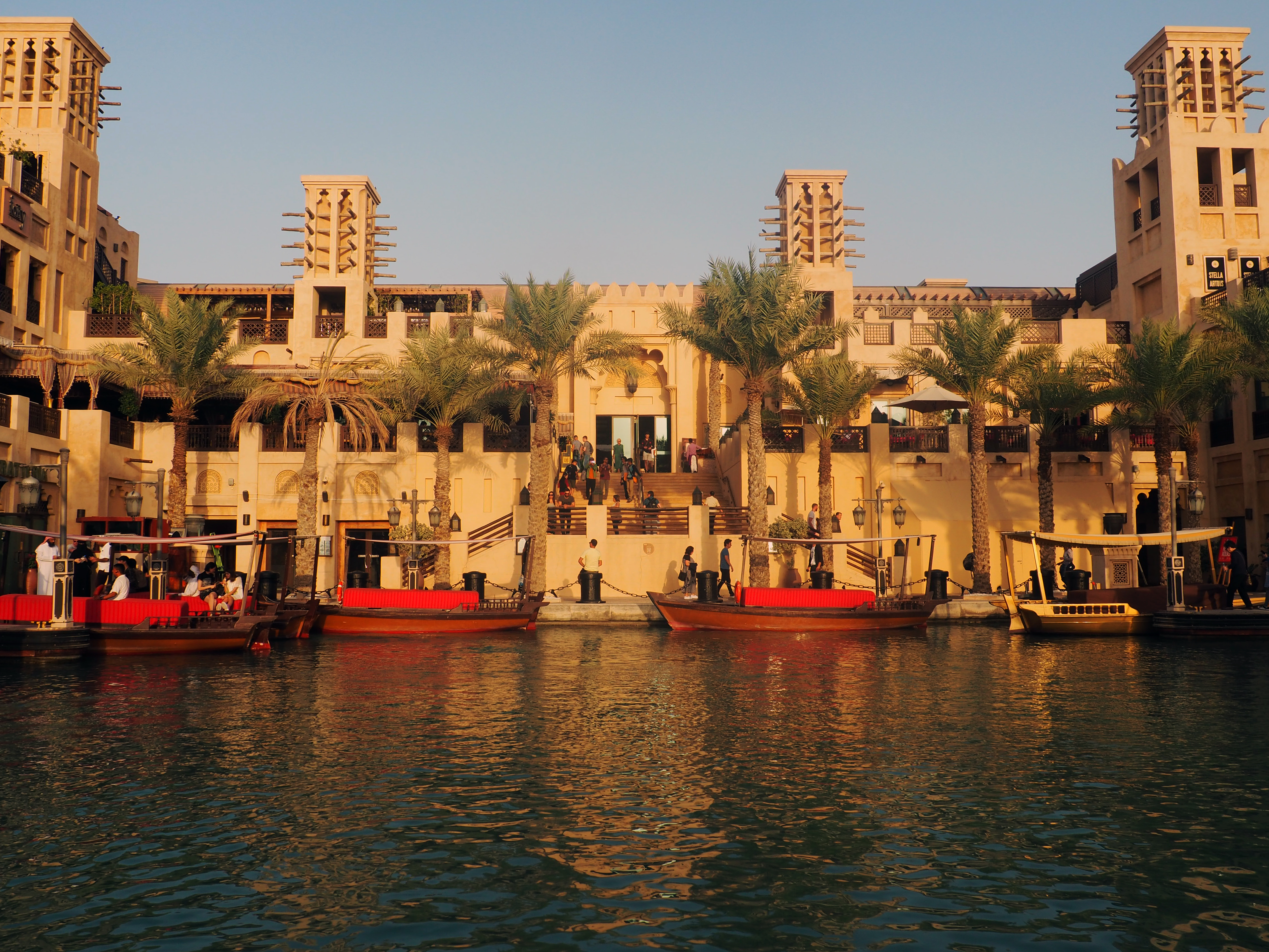 A boat ride from the Madinat Jumeriah