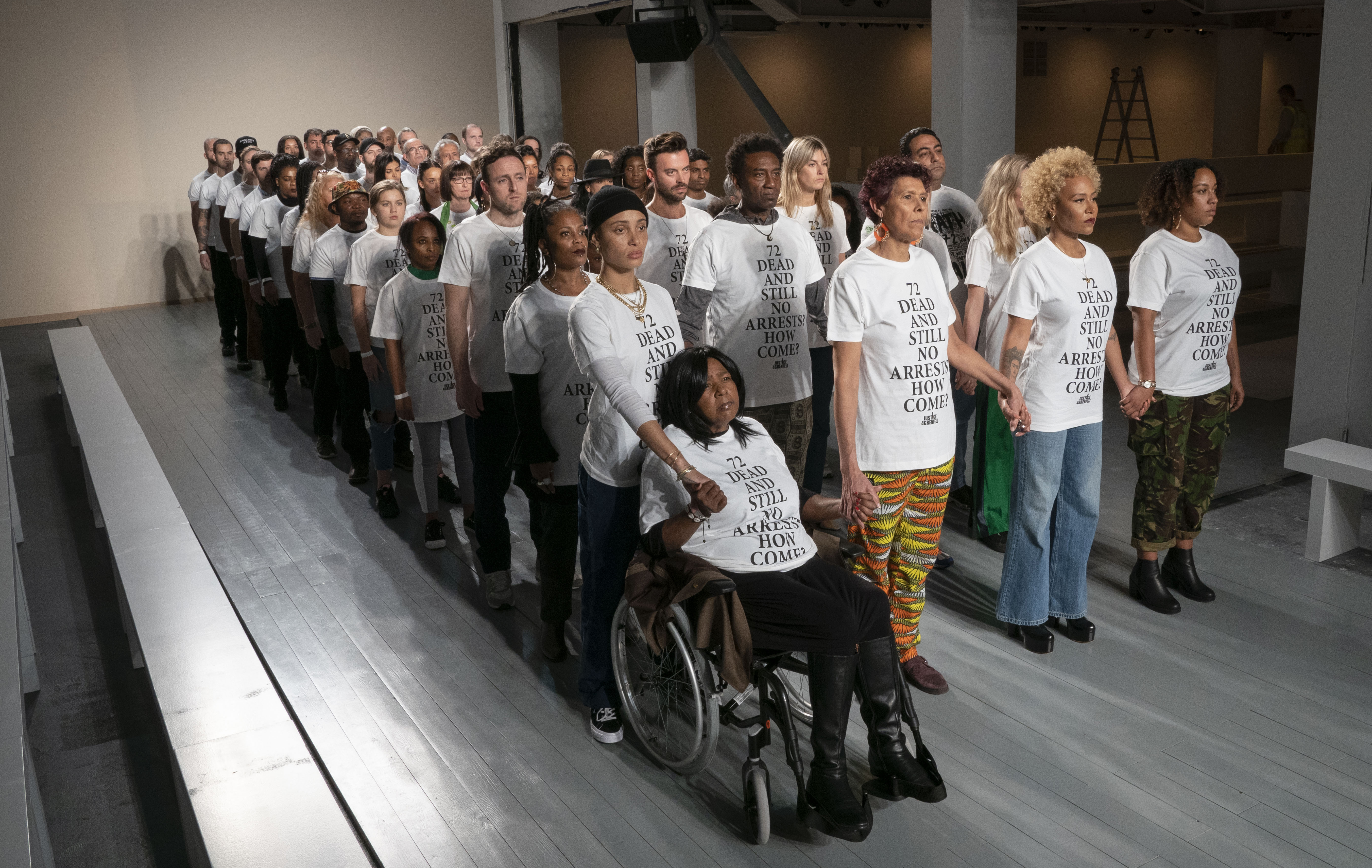 Grenfell Tower fire fashion week