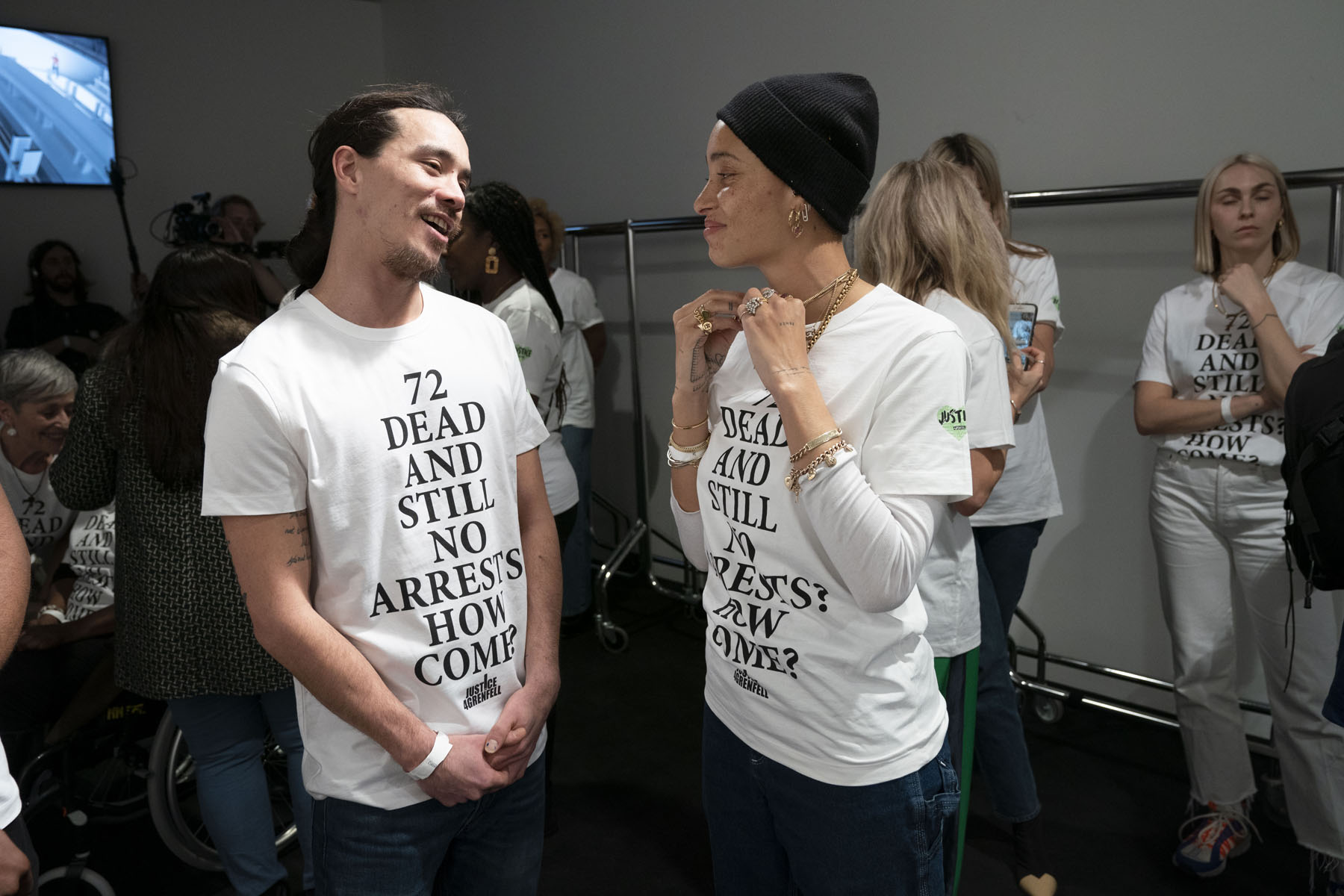 London Fashion Week Justice4 Grenfell