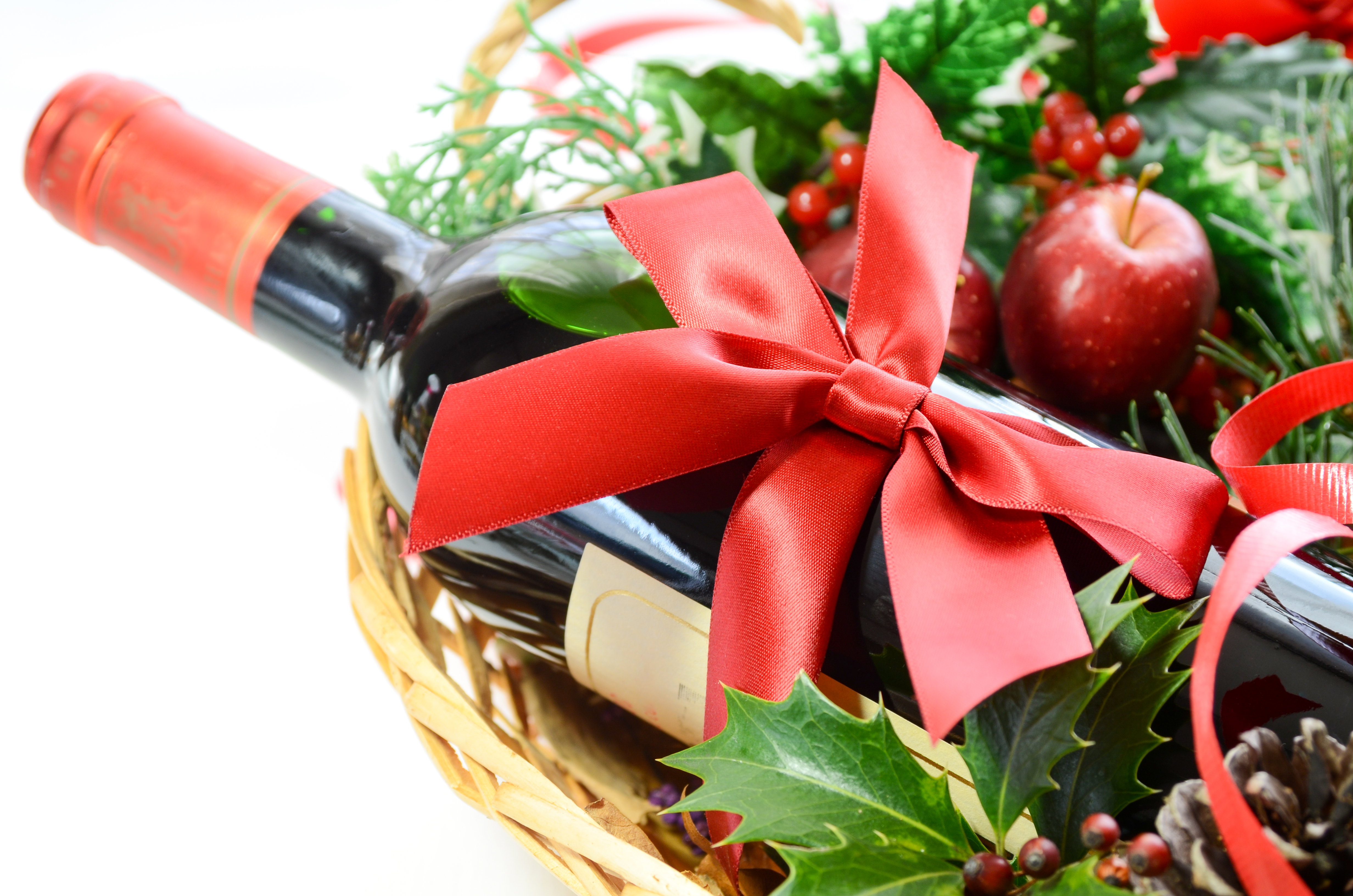 A wine bottle as a gift