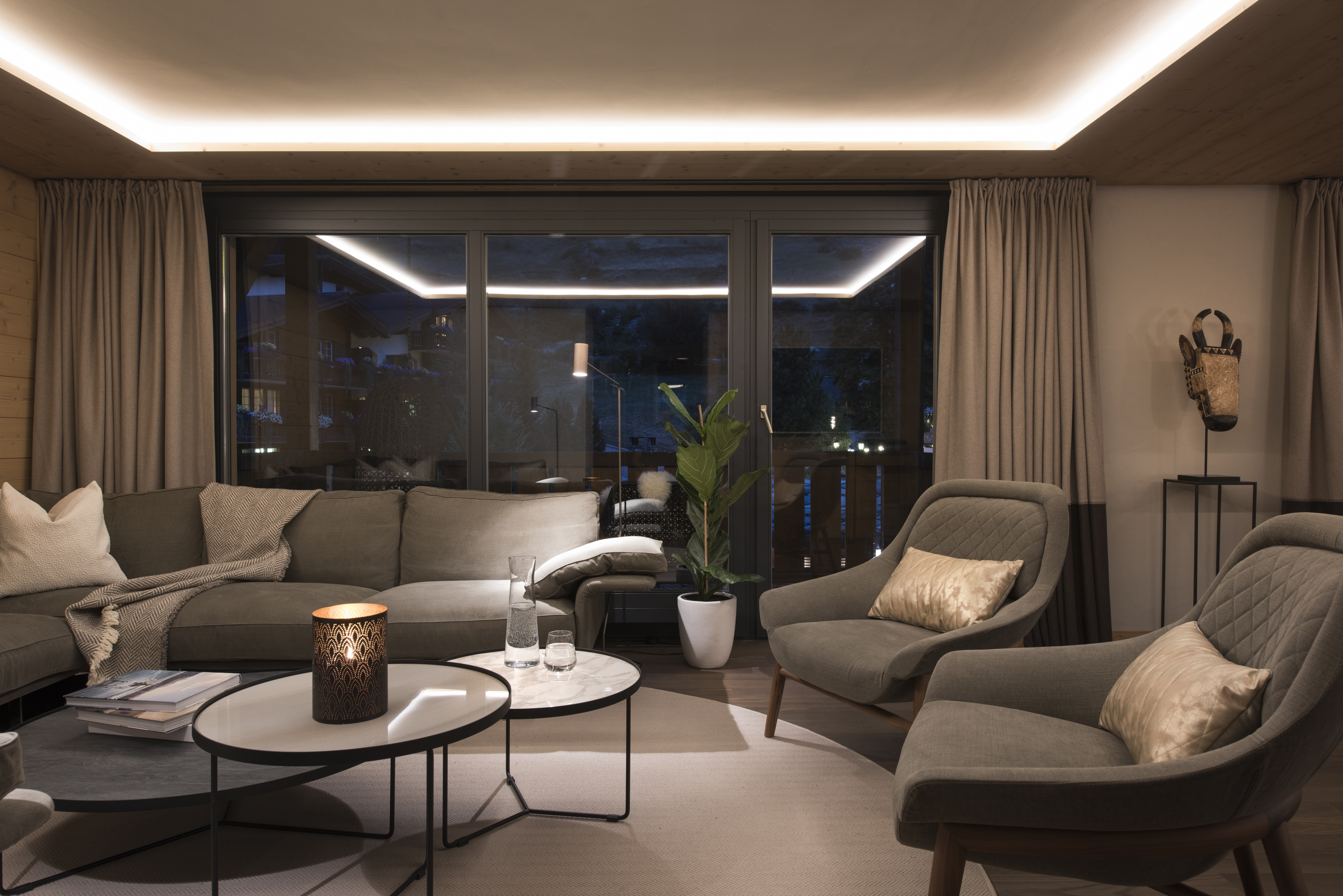 Lagom's quality-assured chalets and apartments still promise luxury, but on a pared back scale (Yves Garneau/Lagom/PA)