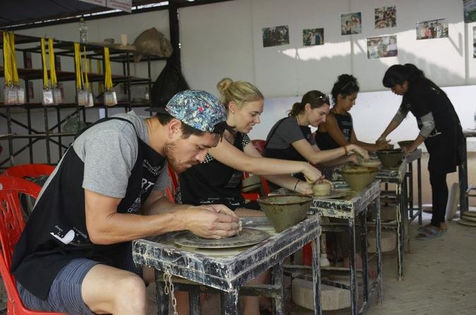 Cambodian pottery making
