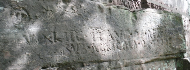 The carvings are at risk of being lost to erosion (Historic England/PA)