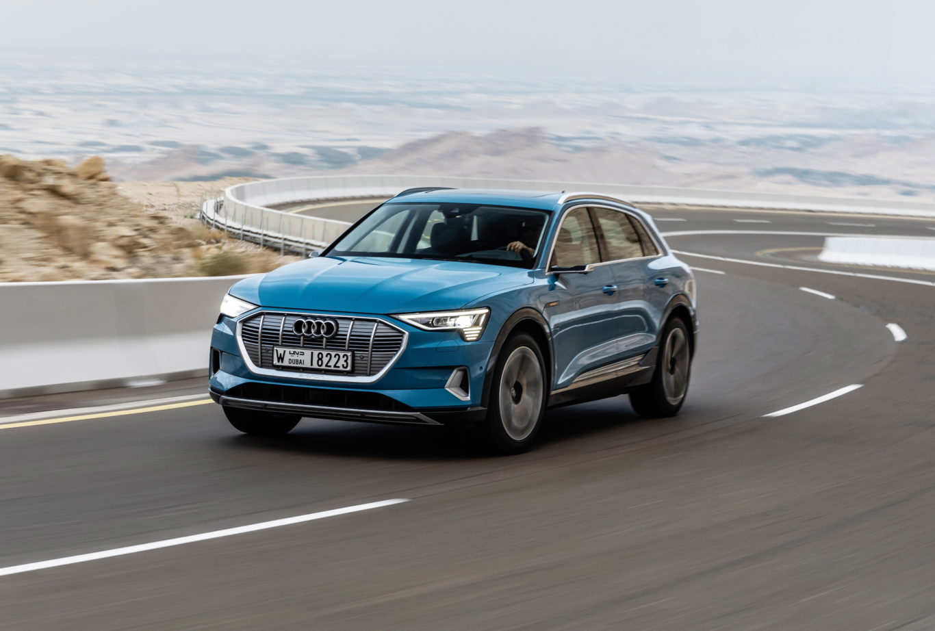 Audi's e-tron is due to hit the market shortly