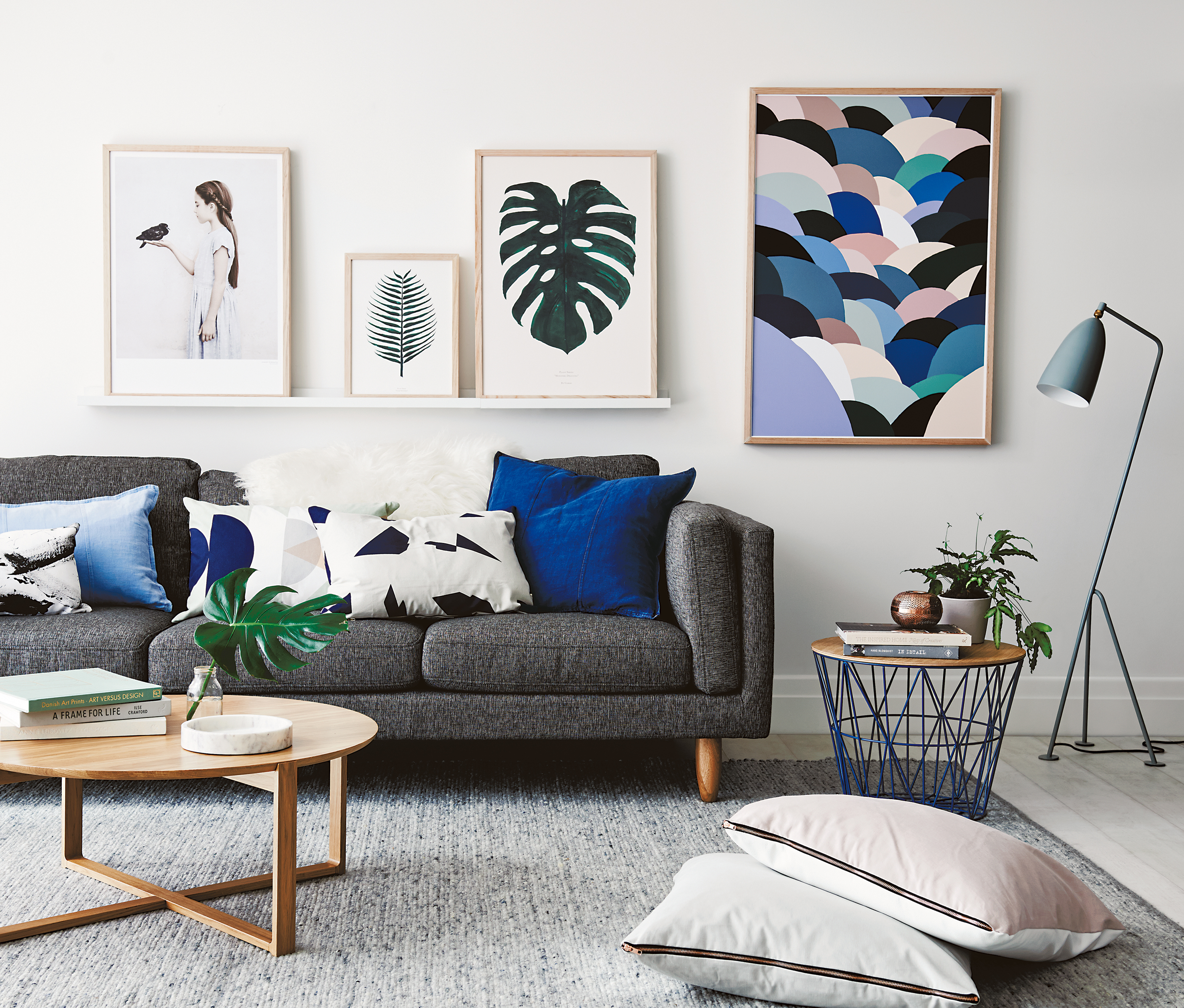 A single statement, supersized artwork can form the backone of the space it sits in. The delicate colour paletteof this interior space allows the artwork to take centre stage (Norsu Interiors/Laurence King Publishing/PA)