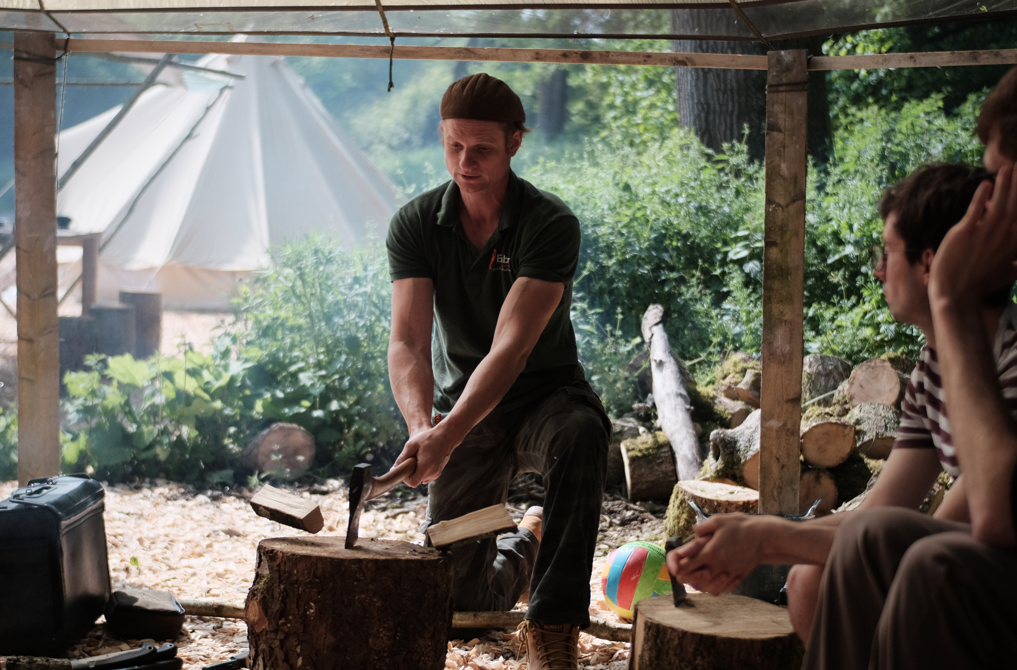 Chopping wood demo