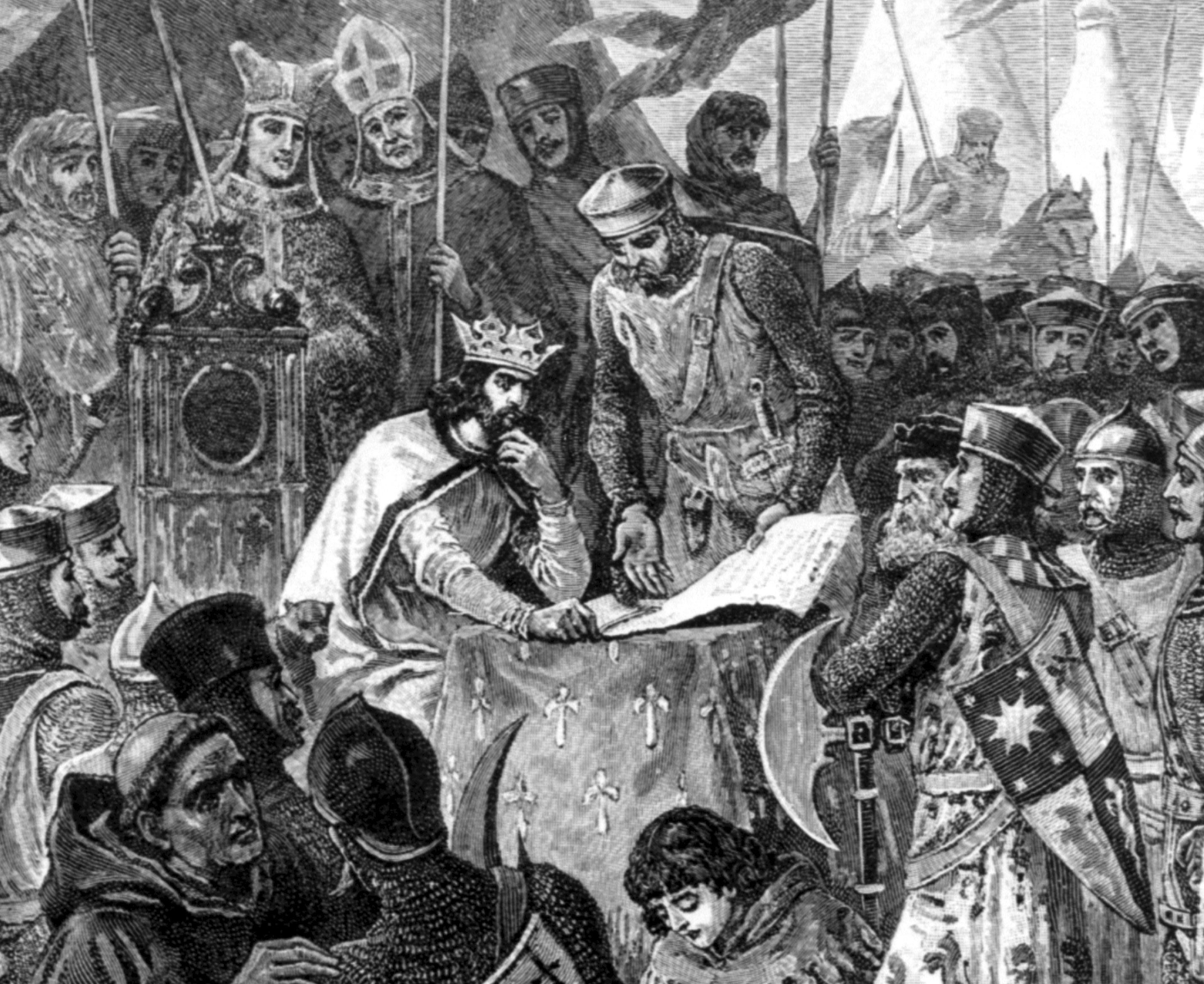 John signing Magna Carta