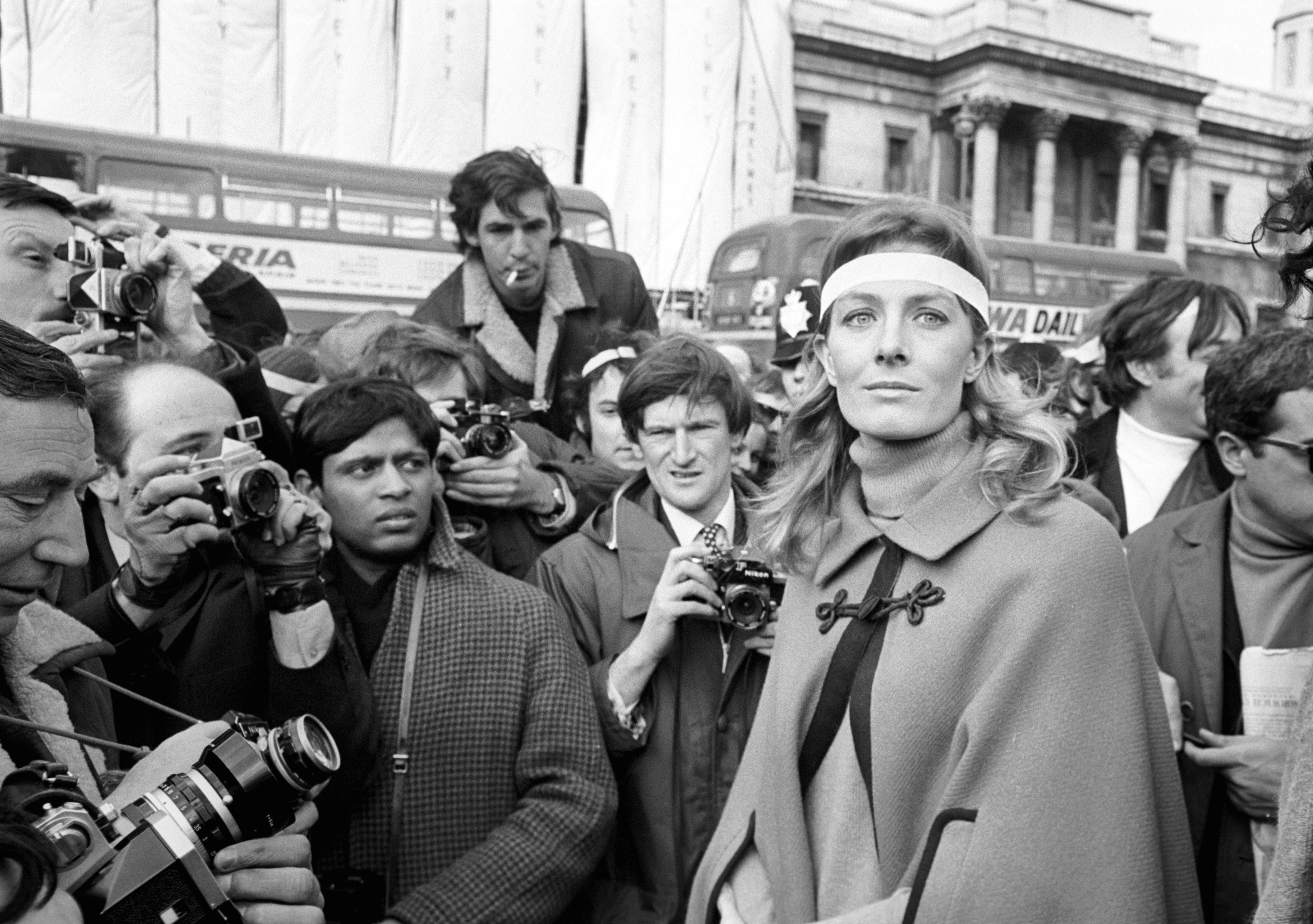 Venessa Redgrave at an anti-Vietnam protest