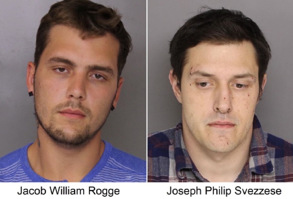 Suspects Jacob William Rogge and Joseph Philip Svezzese