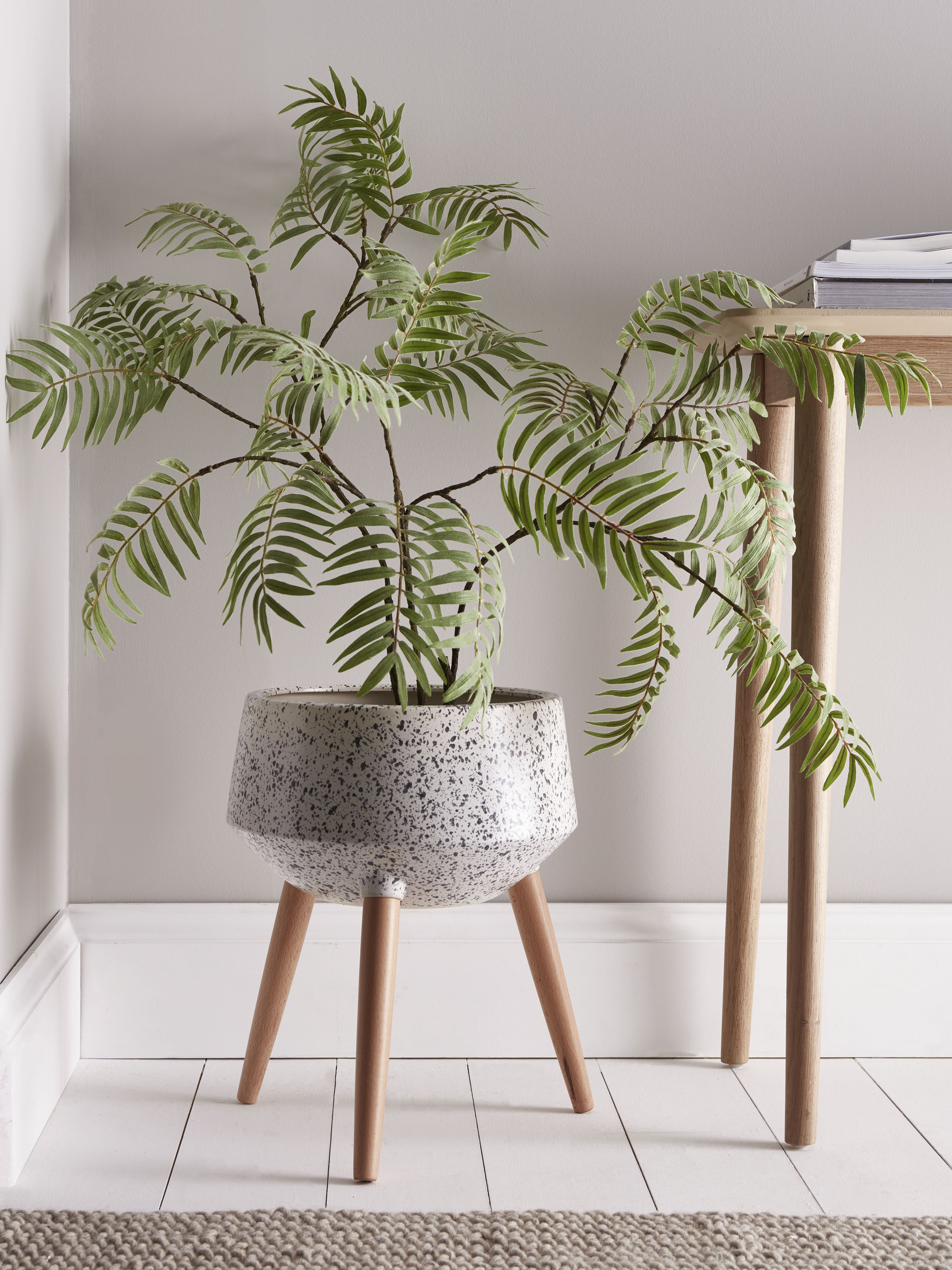 Speckled Standing Planter, £95, Cox & Cox (Cox & Cox/PA)