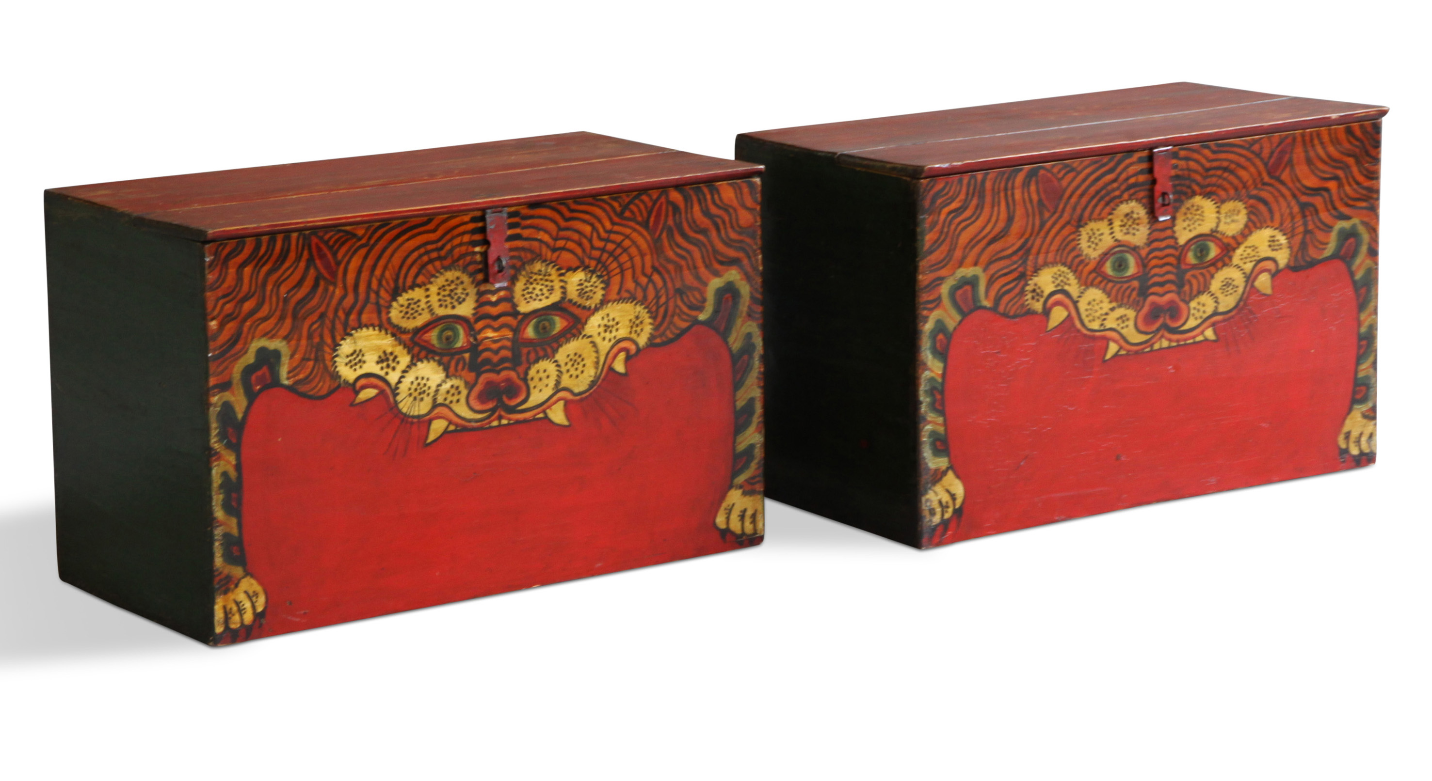 Pair of Painted Tiger Chests, £1,245, Shimu (Shimu/PA)