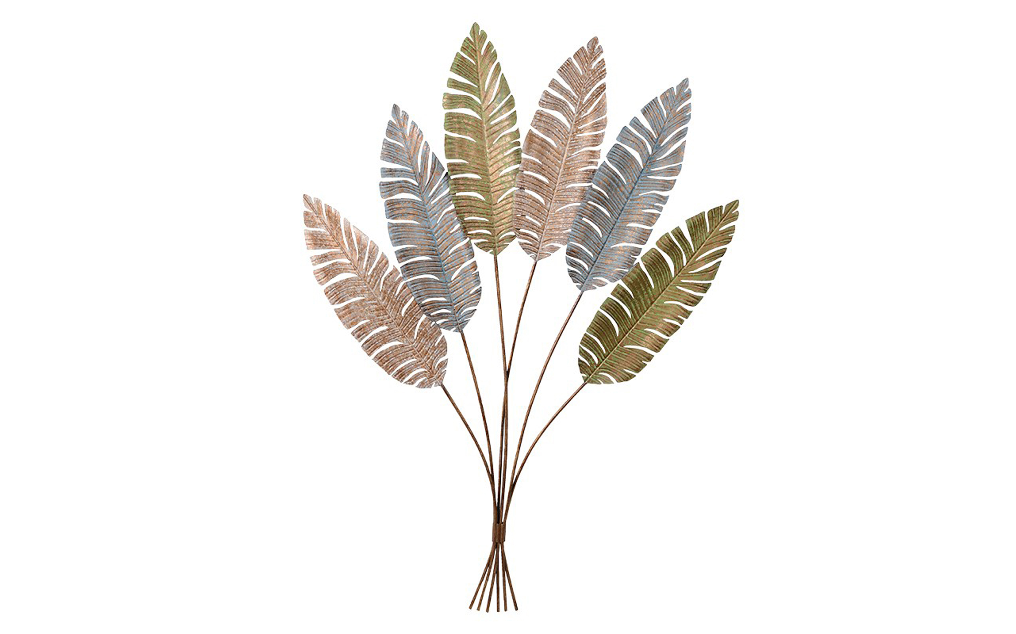 Metallic Feathers Wall Art, £38.50, The Farthing (The Farthing/PA)